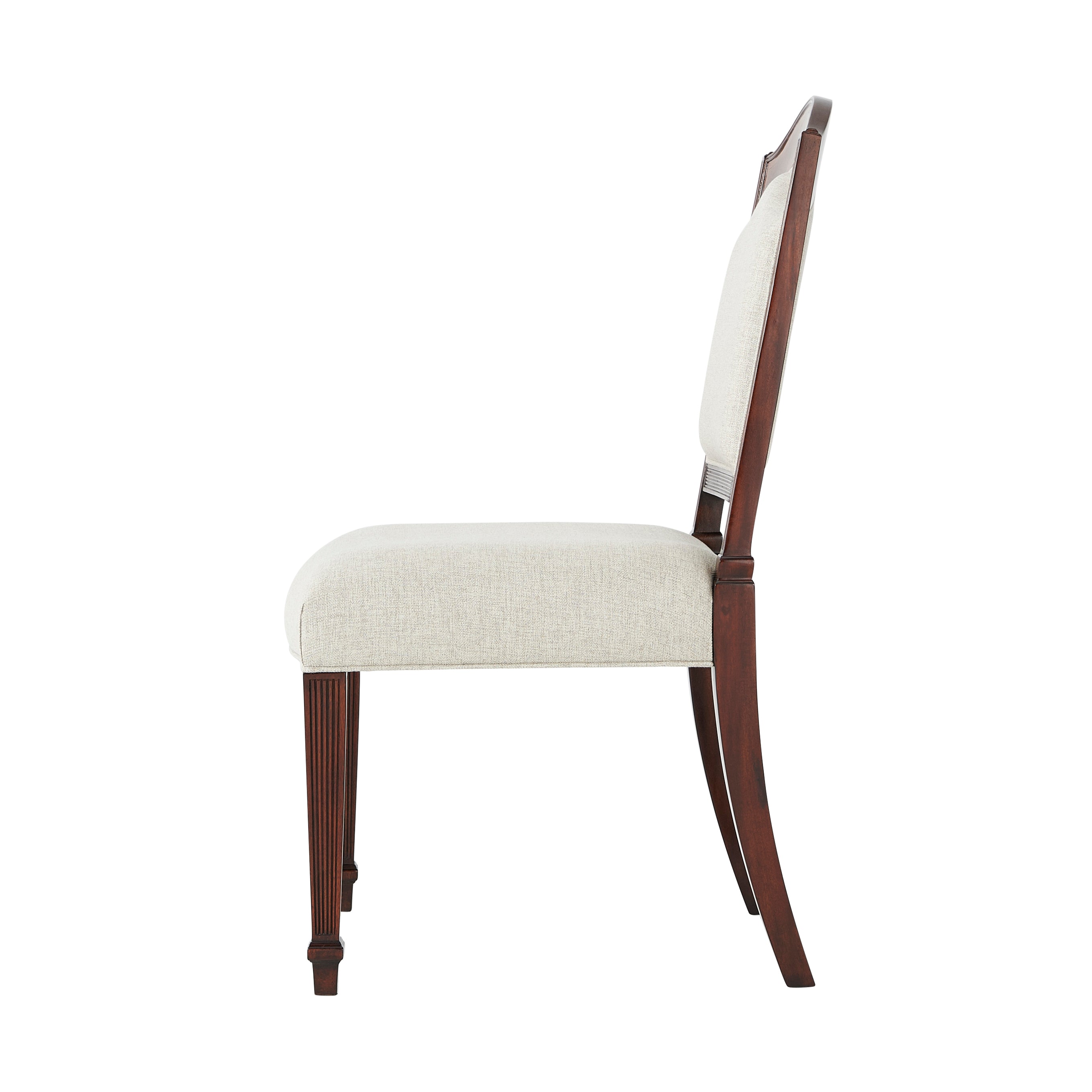 Theodore Alexander Sheraton's Satinwood Side Chair — VCF565.2D-Silverdale 55/VCF663.2D-Southampton 55/VCF942.1A2D-Fenesatin 55