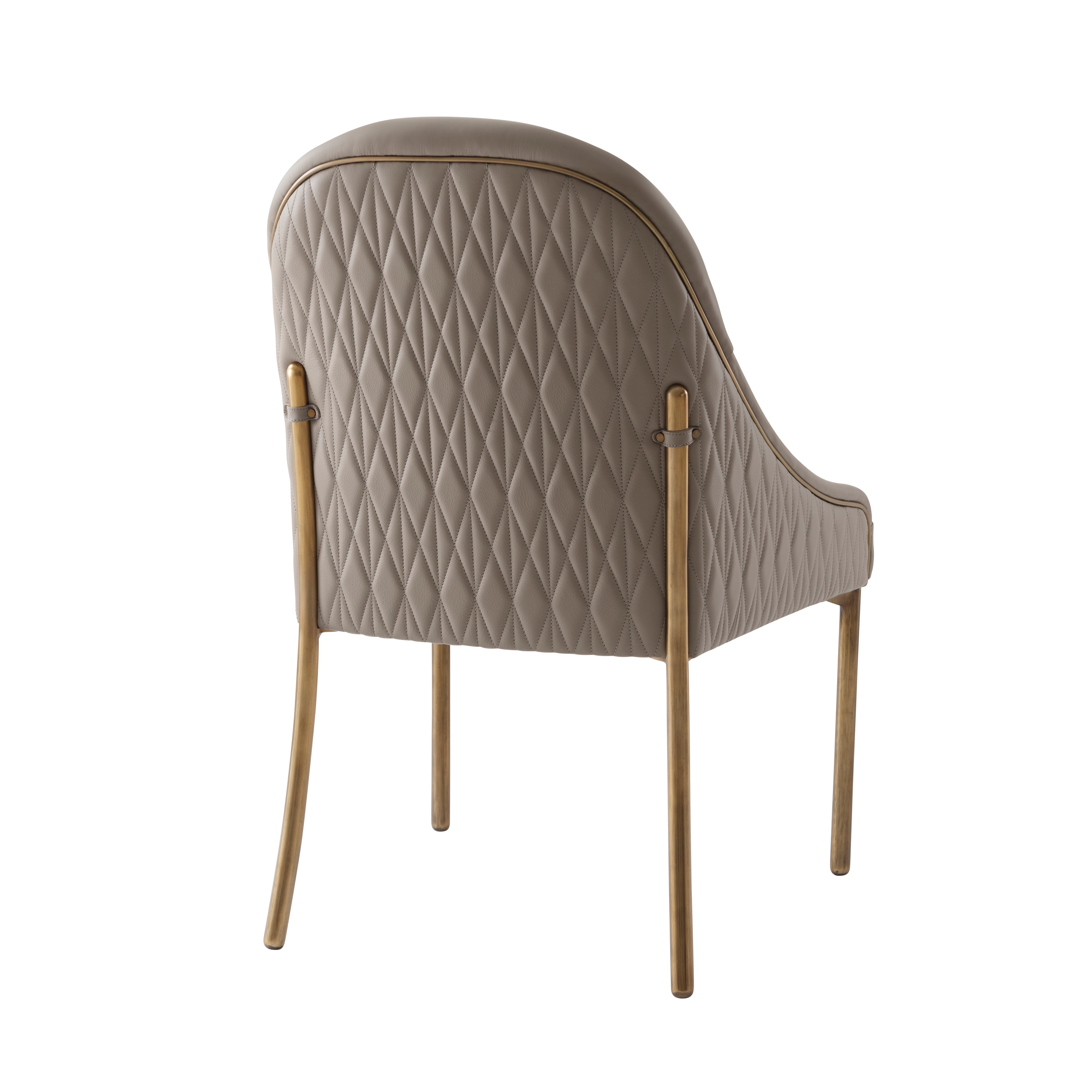 Theodore Alexander Iconic Side Chair — MCF513.A-Modern Metal Finish