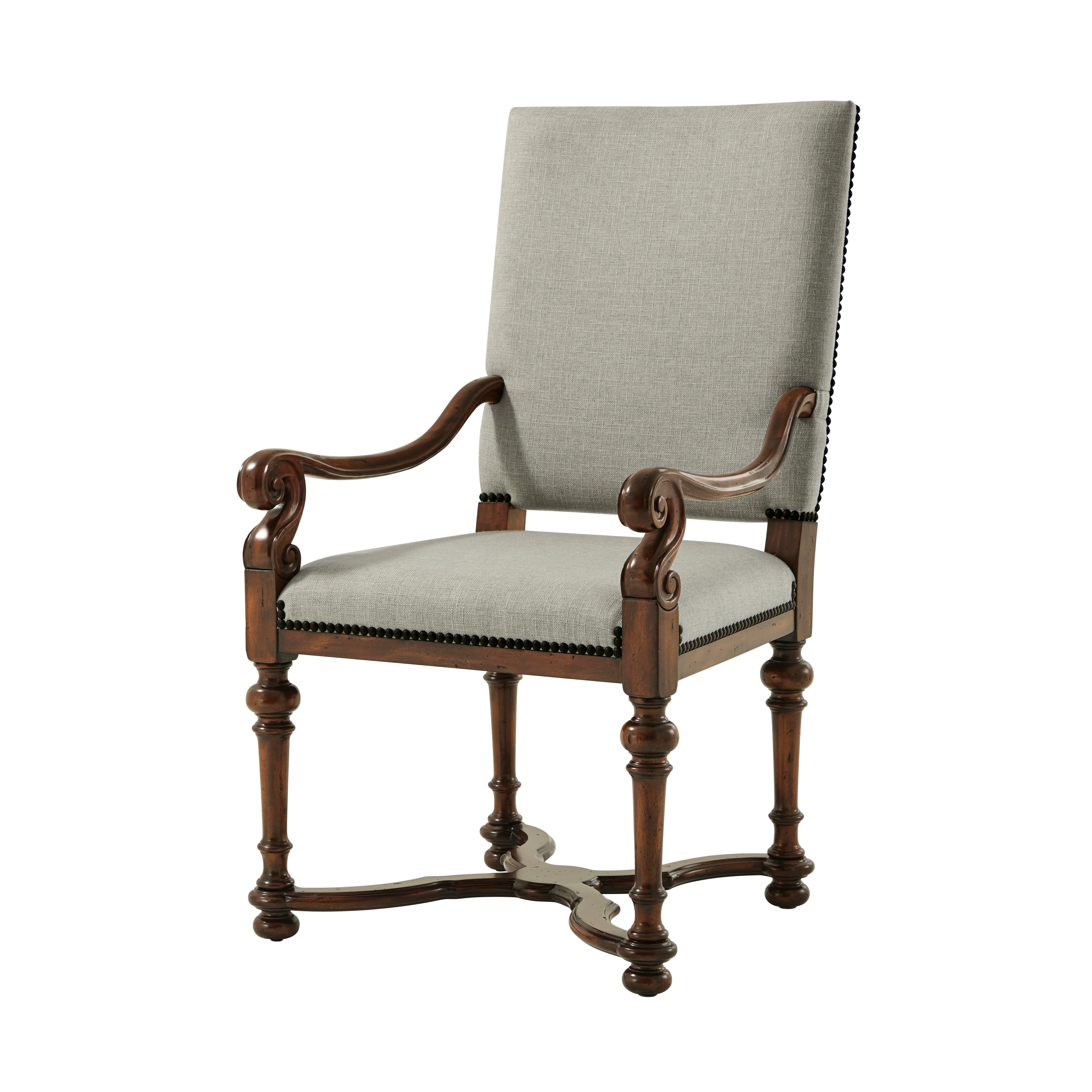 Theodore Alexander Cultivated Dining Armchair — VCF170 - Barolo