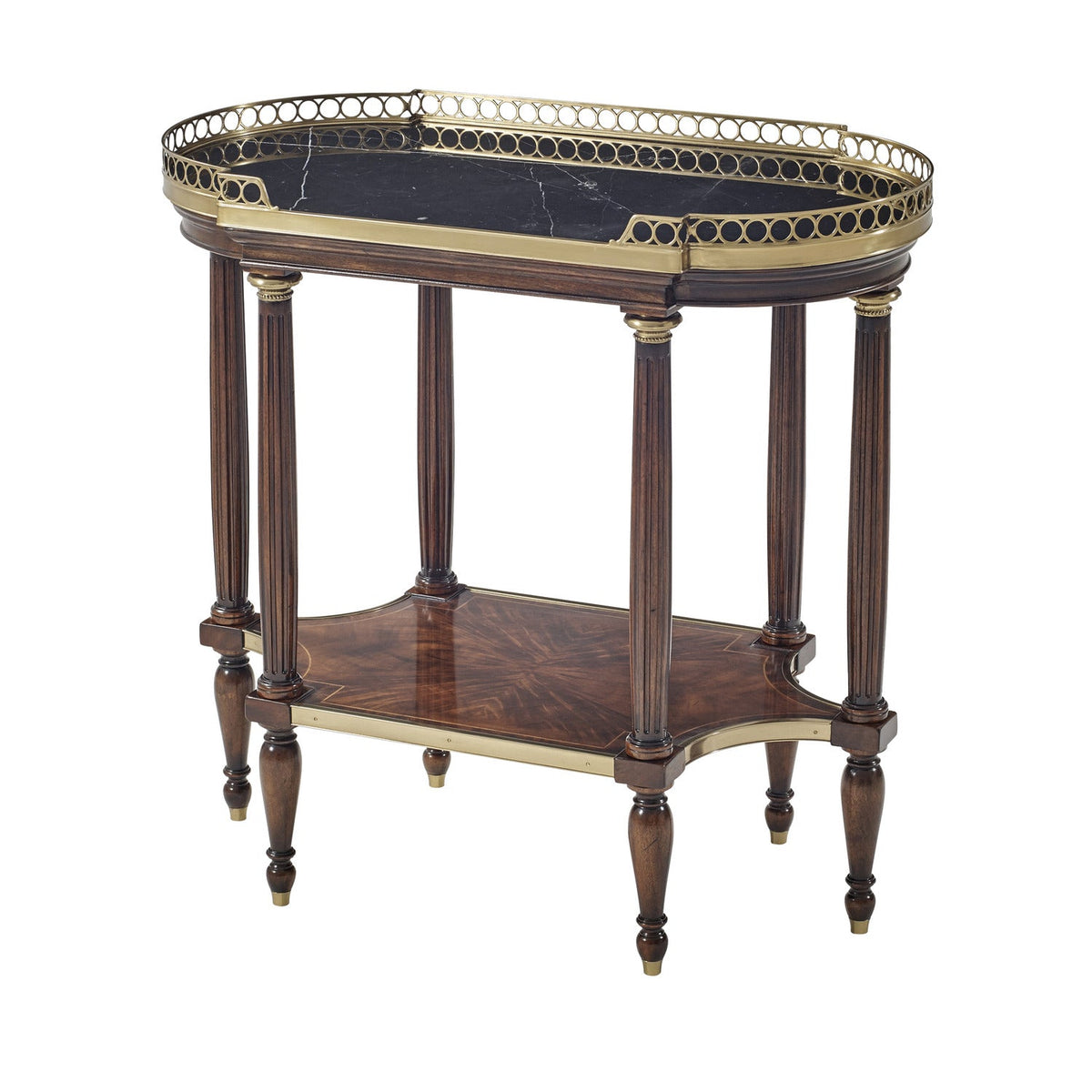 Theodore Alexander | Parfait Accent Table - Okoume Choco | 5000-569.Q