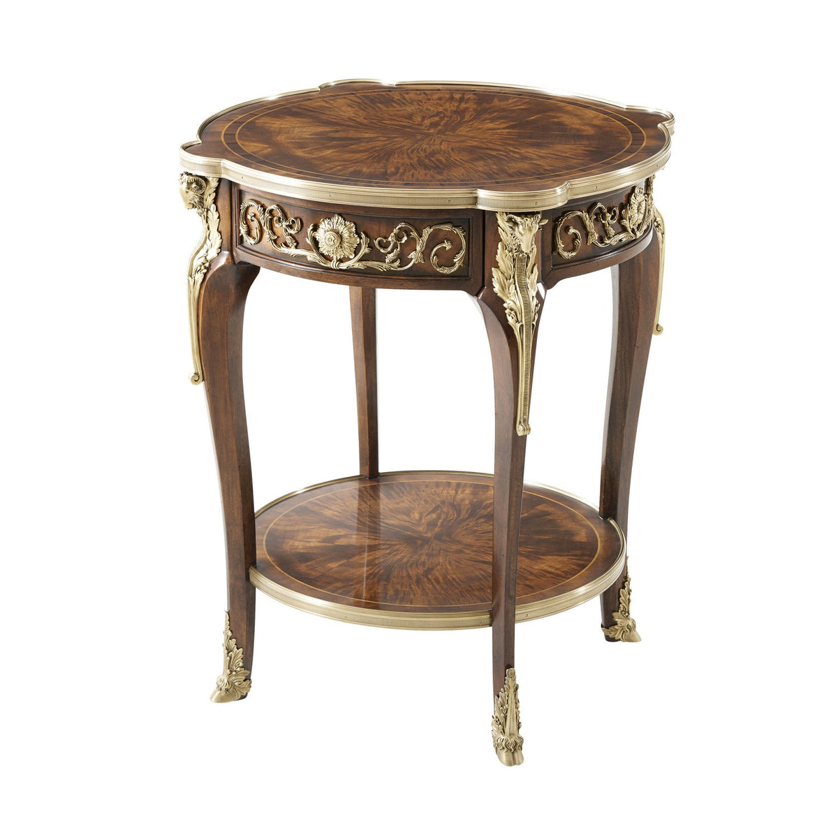 Theodore Alexander | Bernadette Side Table - Ramsey Mahogany | 5005-442