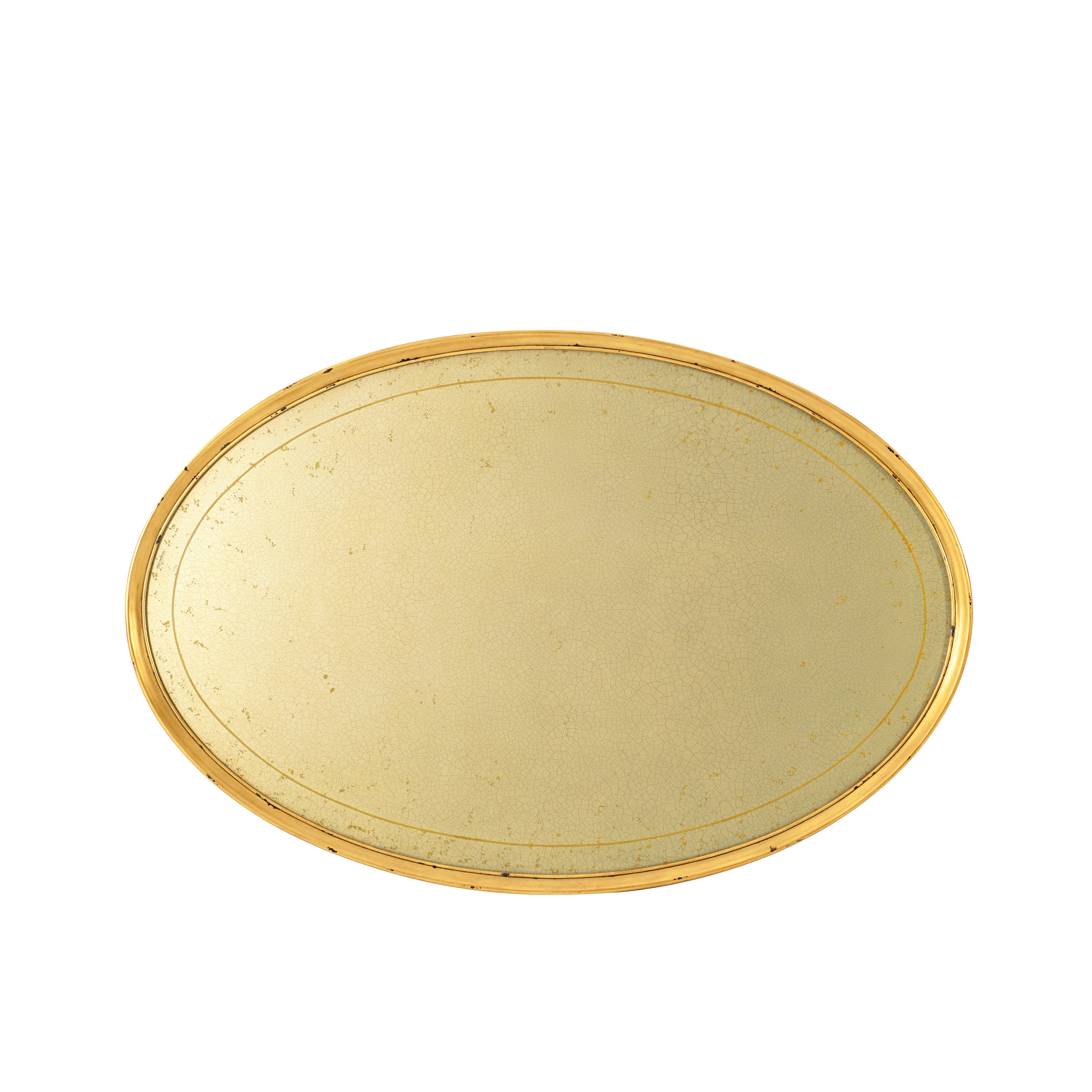 Theodore Alexander Palace Decoration Cocktail Table — PCF001 - Antique silver with full tortoise crackle\ PCF008E - Rustic gold with black highlighting\ VCF164 - Black Paint