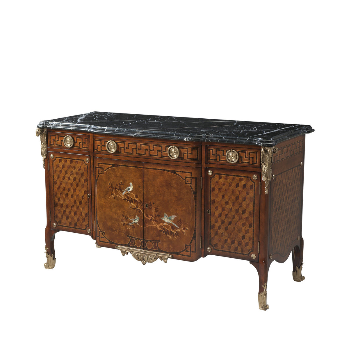 Theodore Alexander | King's Aviary Decorative Chest - Light Cerejeria | 6105-329