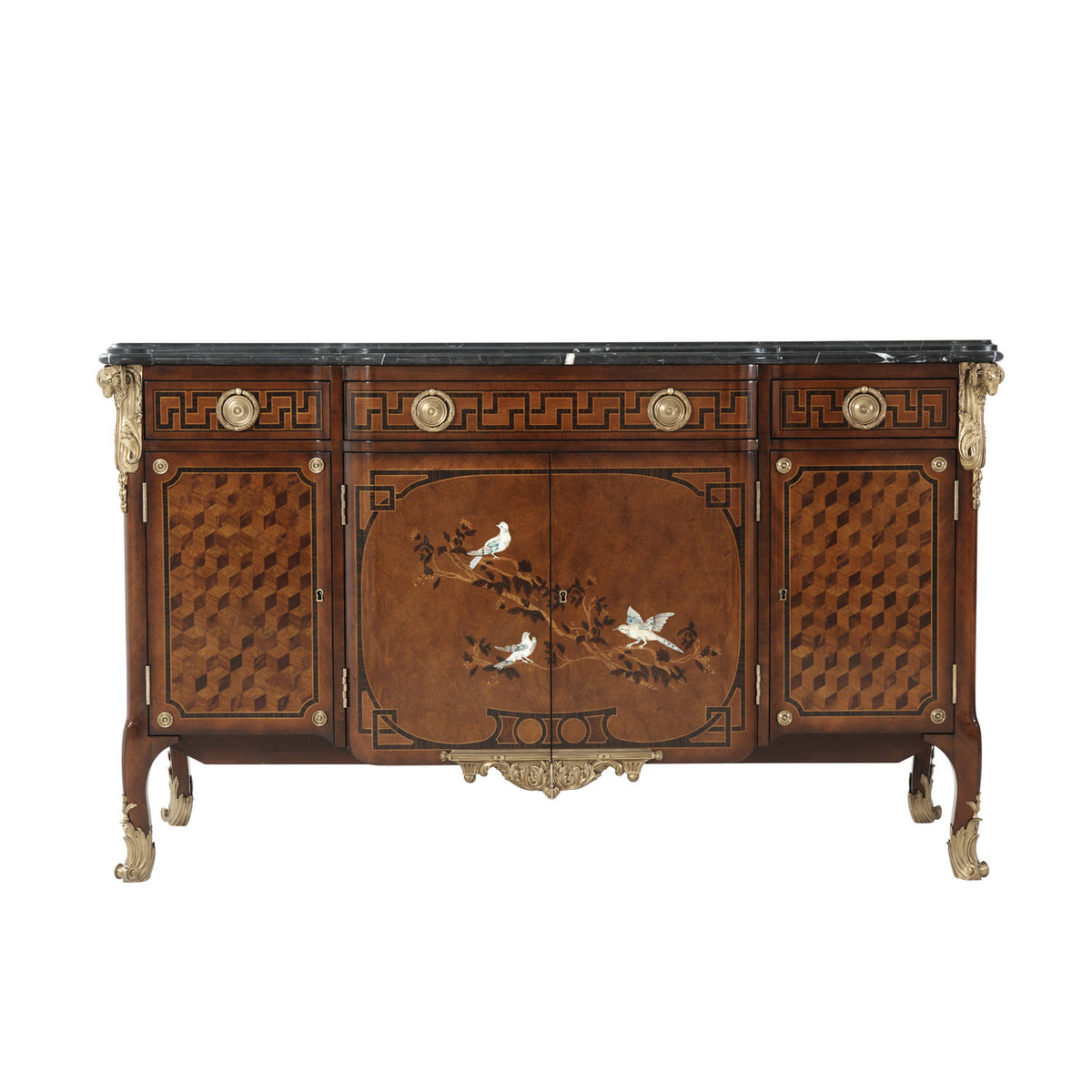 Theodore Alexander | King's Aviary Decorative Chest - Light Cerejeria | 6105-329