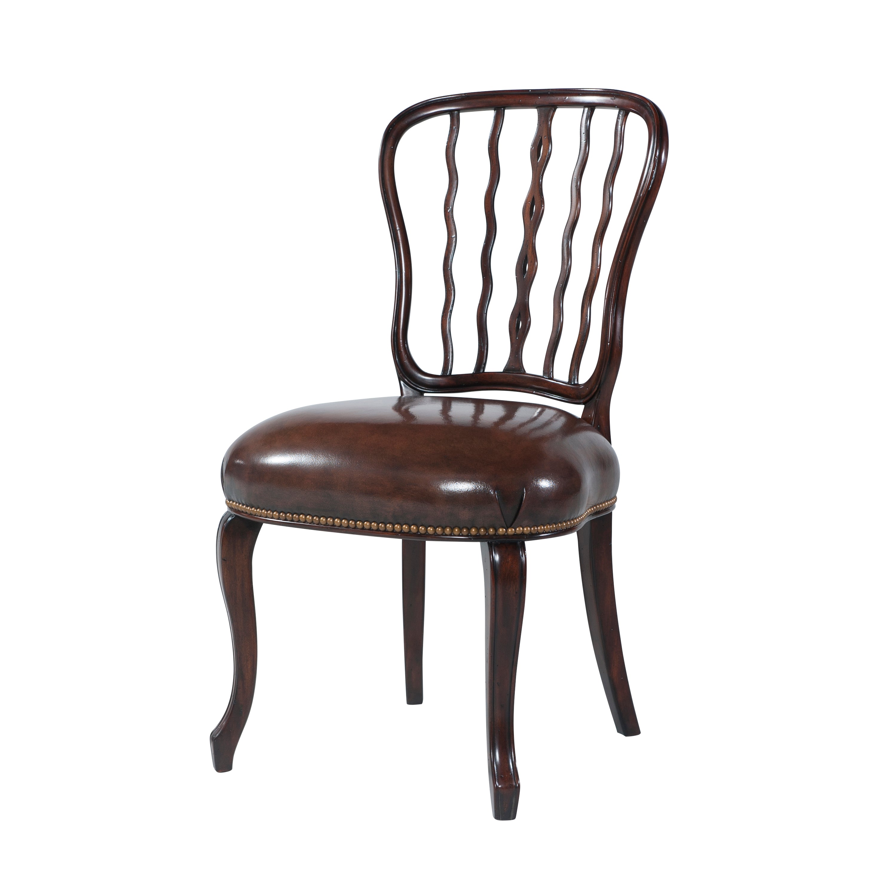 Theodore Alexander The Seddon Side Chair — Antique Ramsey Mahogany