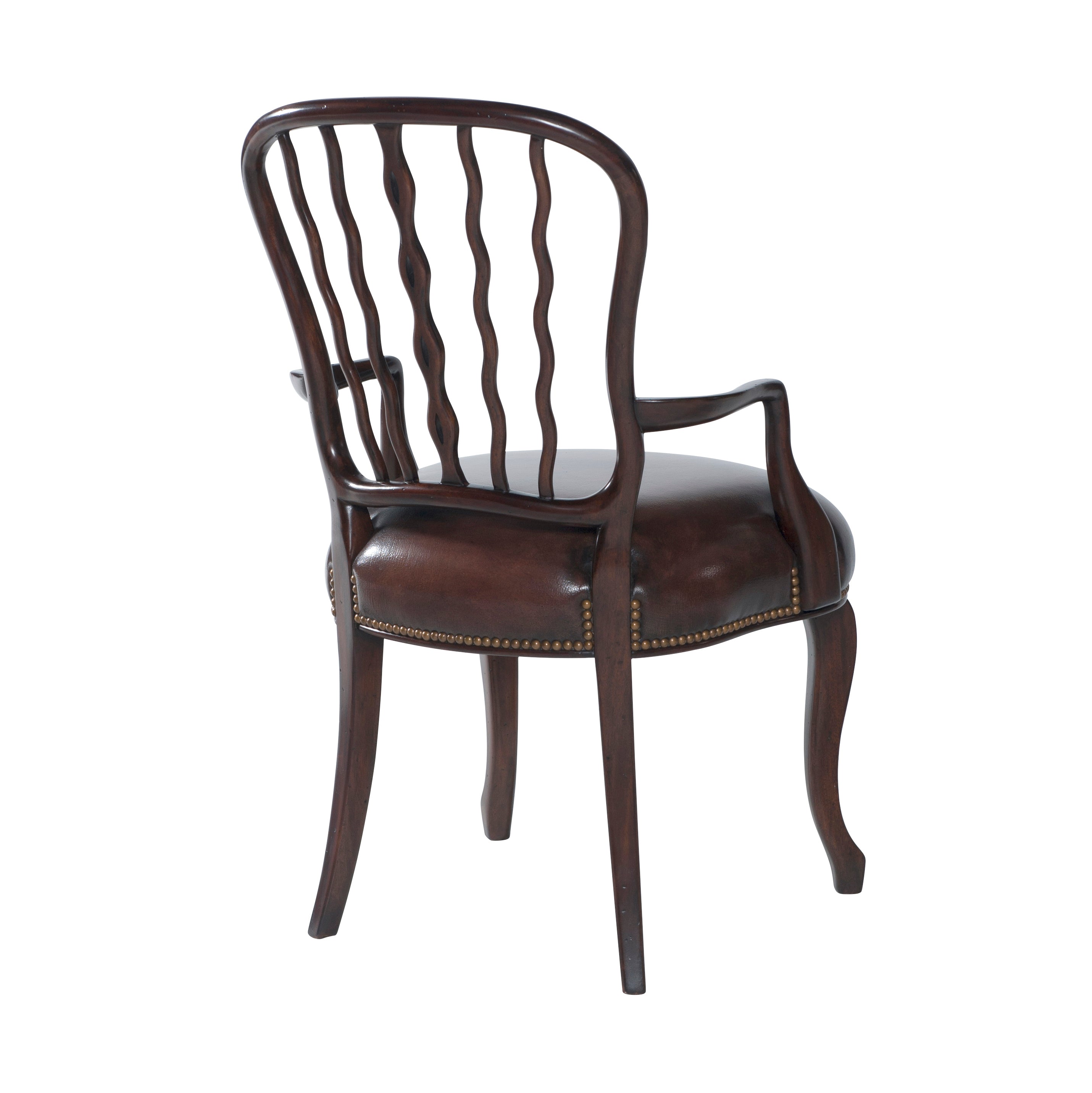 Theodore Alexander The Seddon Armchair — Antique Ramsey Mahogany