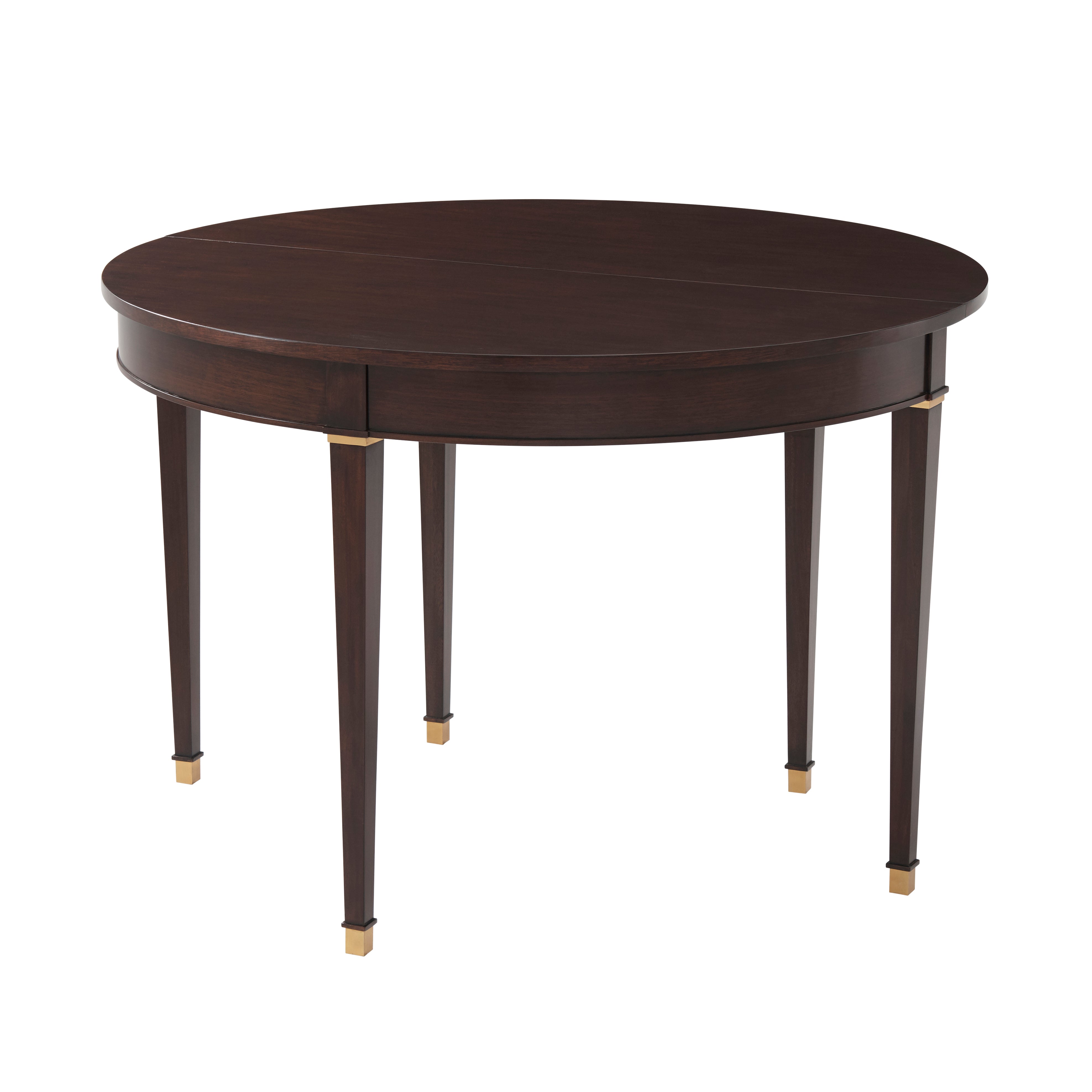 Theodore Alexander Lynne Fold Over Gate Leg Tea Table — Finish: Cambridge