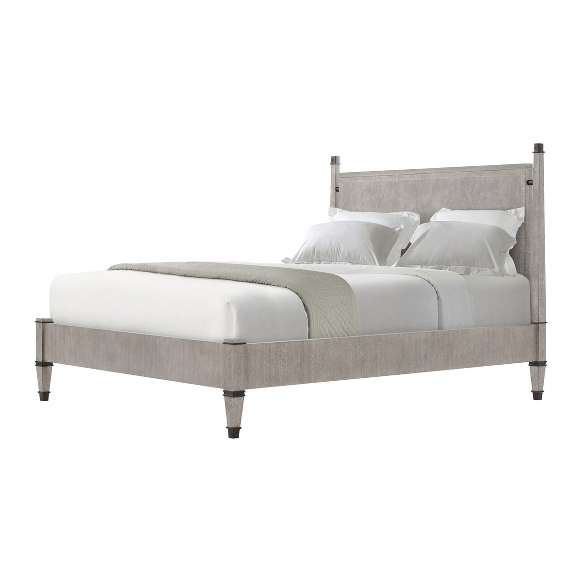 Theodore Alexander | Markos Wooden US Queen Bed - Marlborough Geo Coast | AXH82009.C424