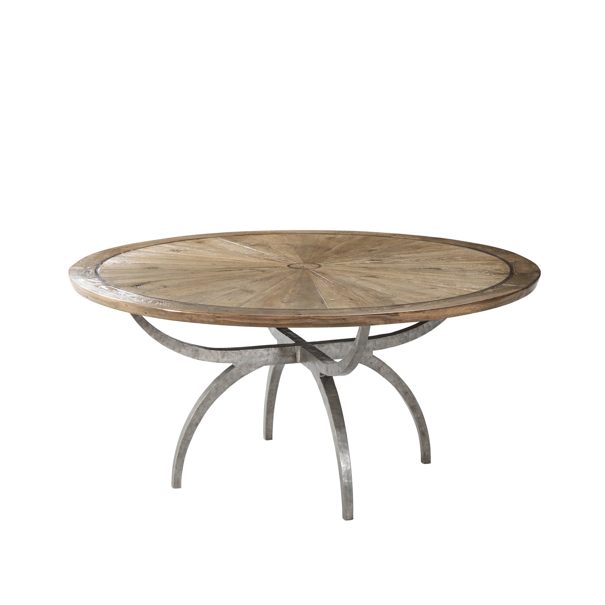 Theodore Alexander Lagan Dining Table — VCF1389.1D2GB - Echo Oak (C062)\ VCF1389.2GB - Backing Echo (Non Distressing)