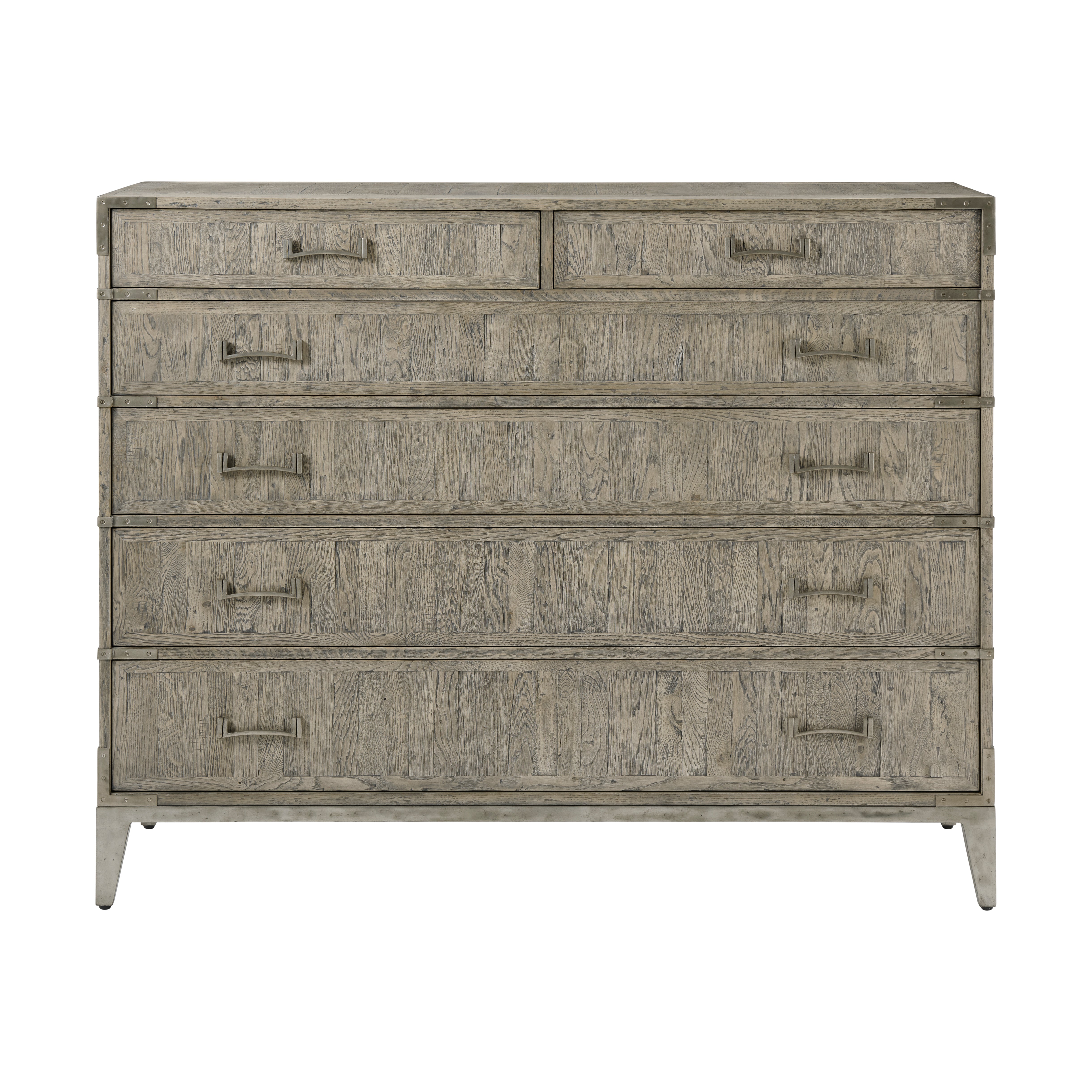 Theodore Alexander Sayer Chest — VCF1694.1D2GB3F-Grey Echo Oak/VCF1694.2GB-Grey Echo Oak Interior