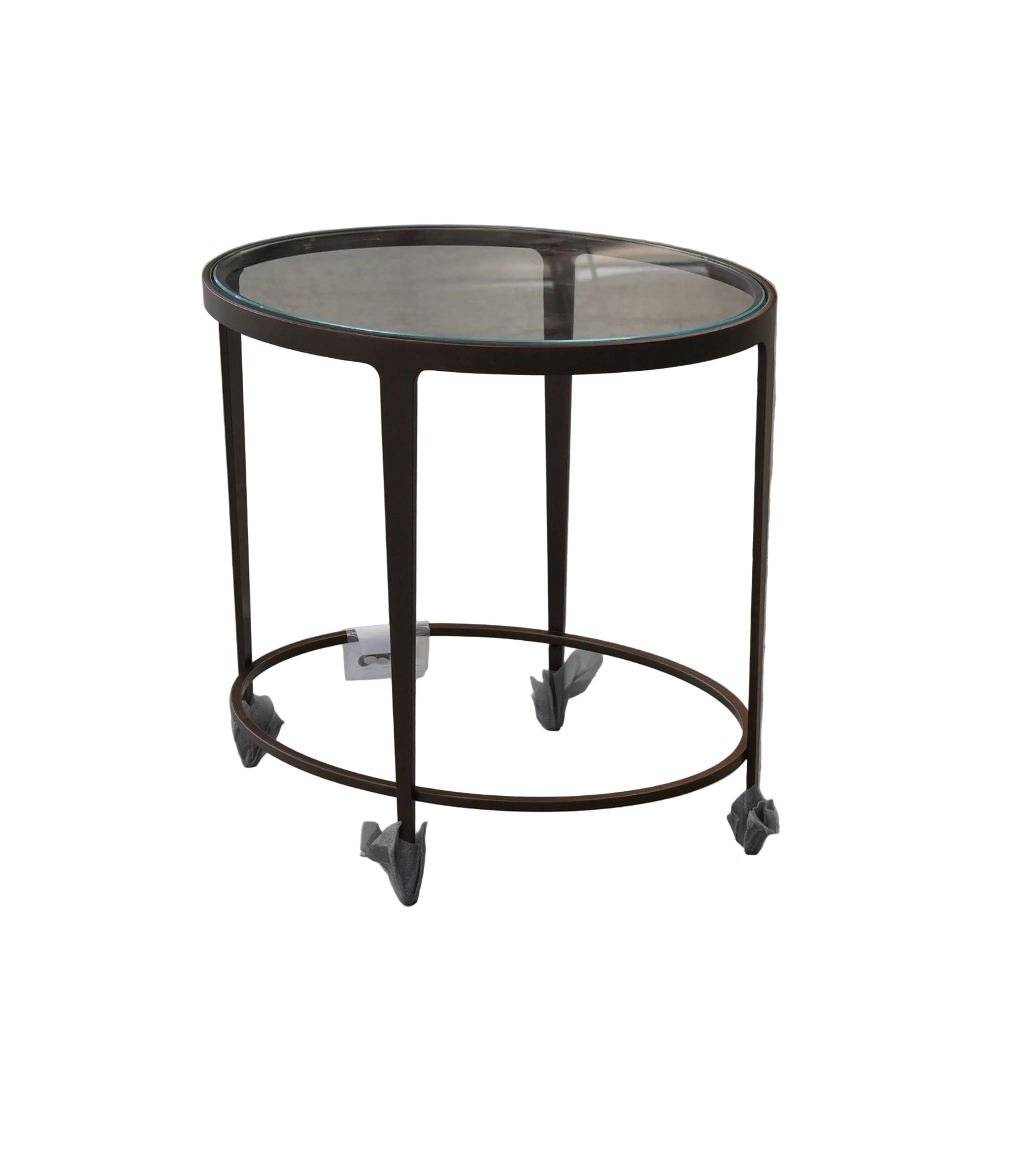 Charleston Forge | Ellipse End Table - Charcoal | 6103