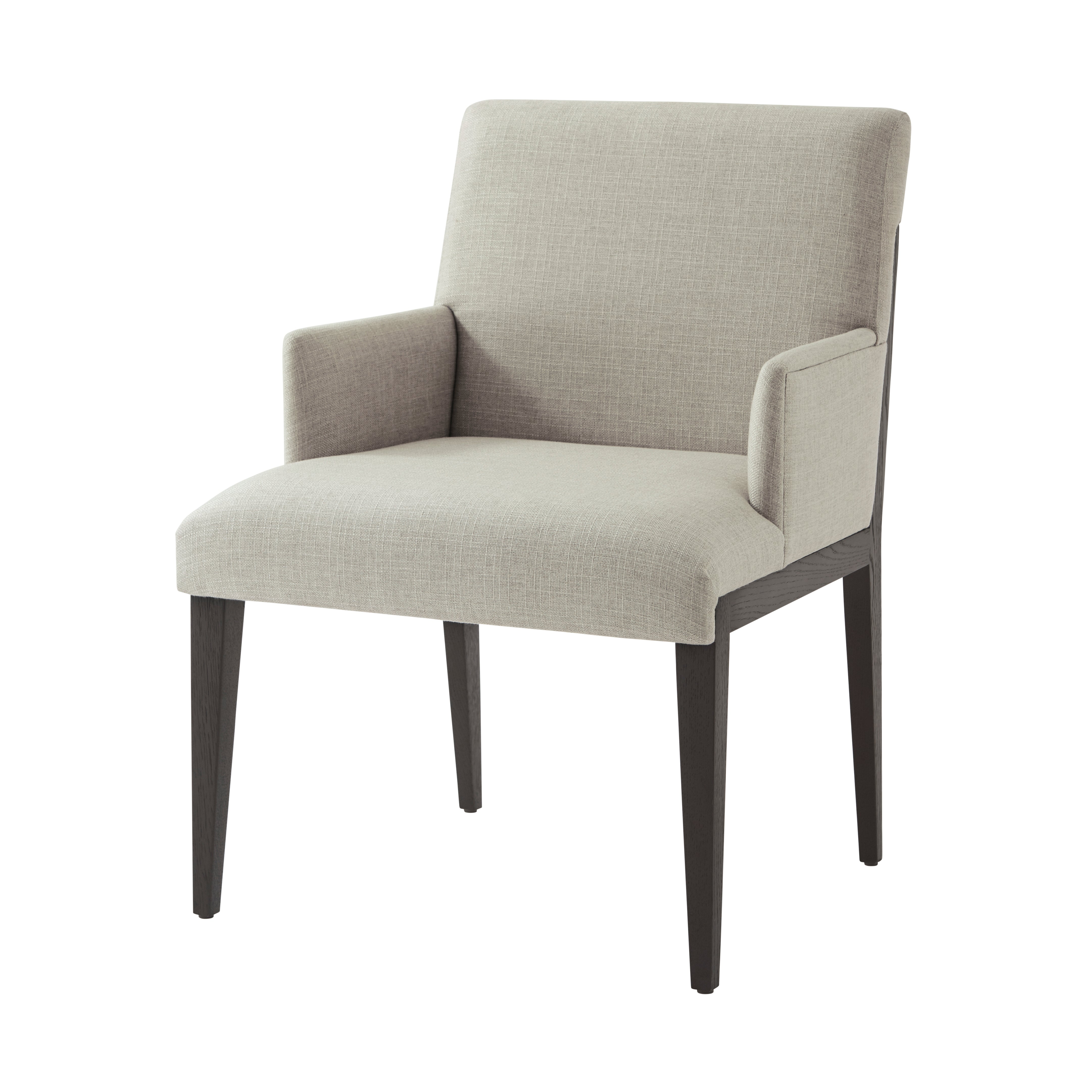 Theodore Alexander Vree Dining Arm Chair — VCF1644.1B2G-Evening Finish