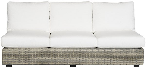 Vanguard | Outdoor Armless Sofa - 20mm Pebble Basket Weave | OW100-AS