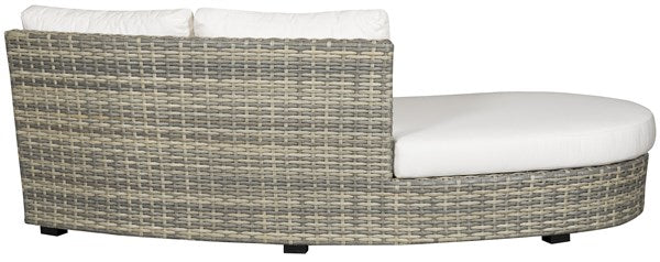 Vanguard | Outdoor Left Curved Lounge - 20mm Pebble Basket Weave | OW100LCL