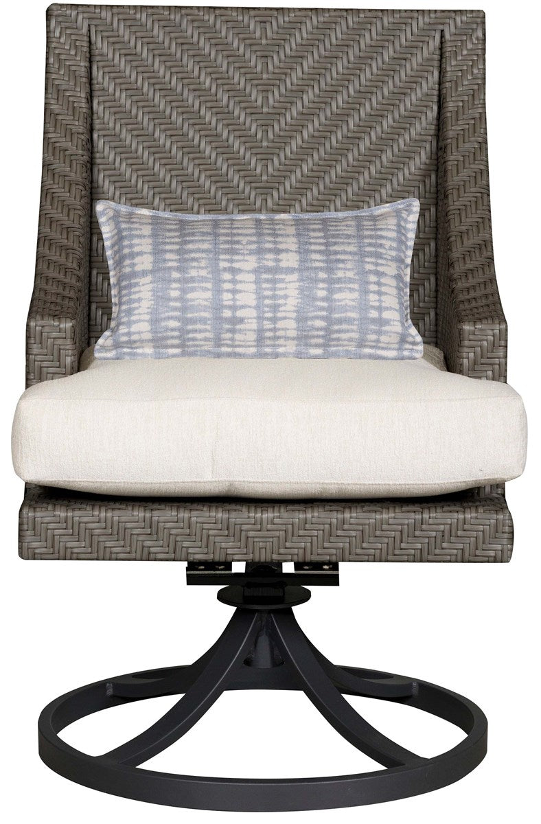Vanguard Bridgehampton Outdoor Swivel Rocker Dining Chair — N/A