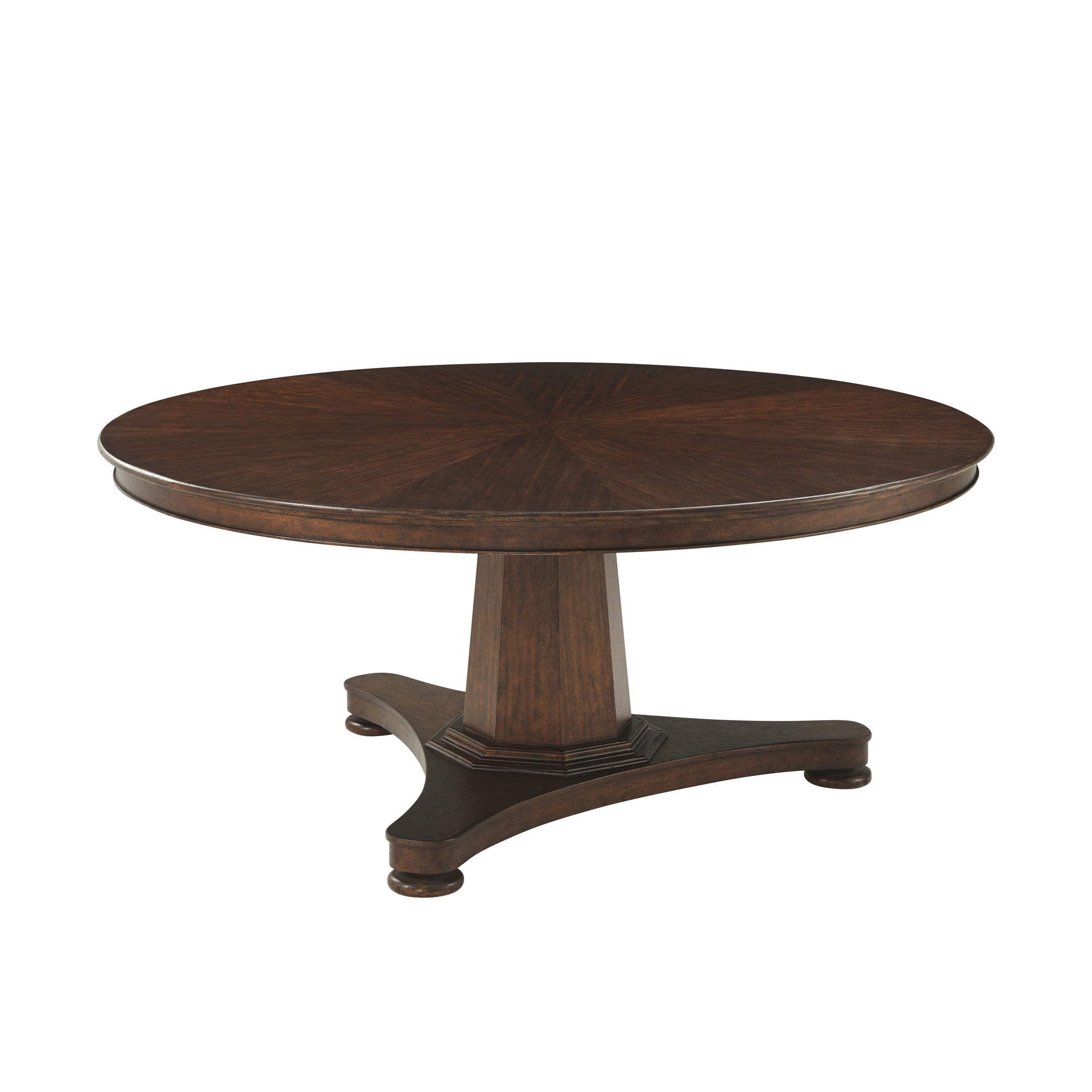 Theodore Alexander | HOFFMAN ROUND TABLE MAHOGANY - VCF341.2C-Polished estate mahogany | RL54009
