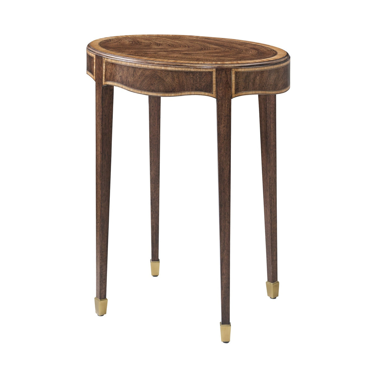 Theodore Alexander | Evren Drink Table - Cotswold Saddle / Stratford Tobacco | SC50054