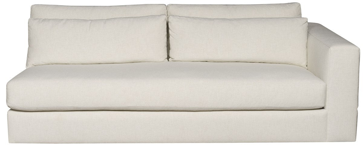 Vanguard | Leone Right Arm Bench Seat Sofa - Identify Ivory | T1V158-RA1