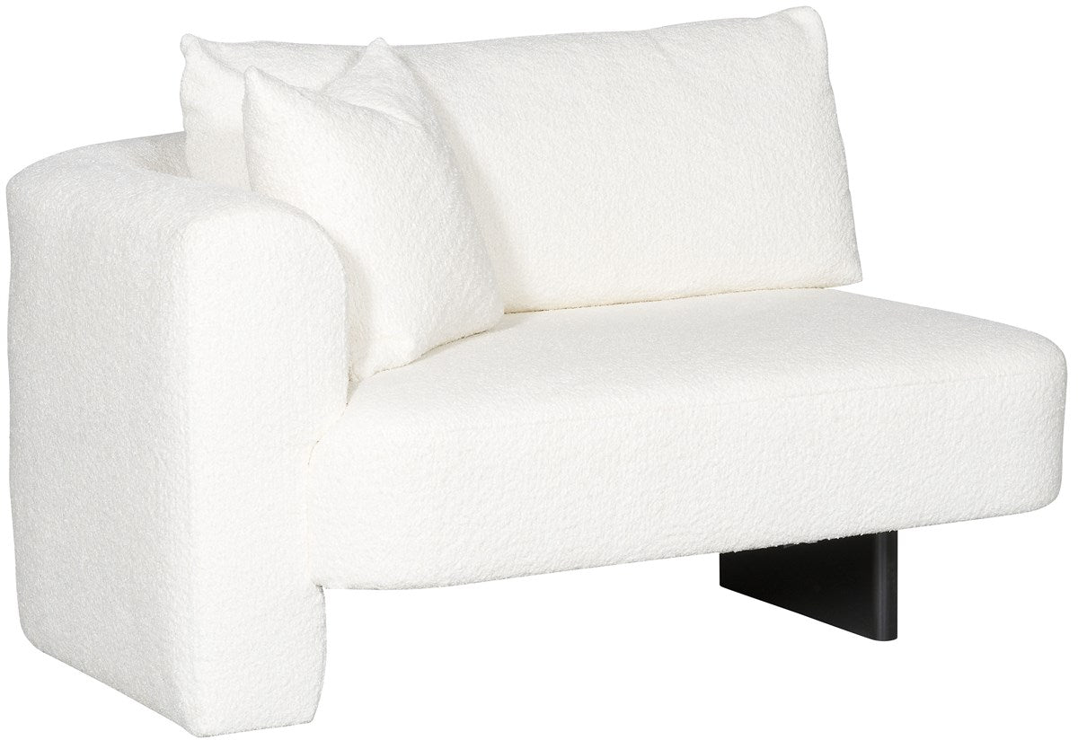 Vanguard | Lola Left Arm Loveseat - Itilia Ivory | T1V166-LAL