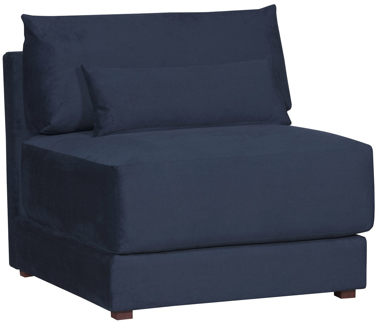Vanguard | Dove Armless Chair - Village Ink | T3V110-AC