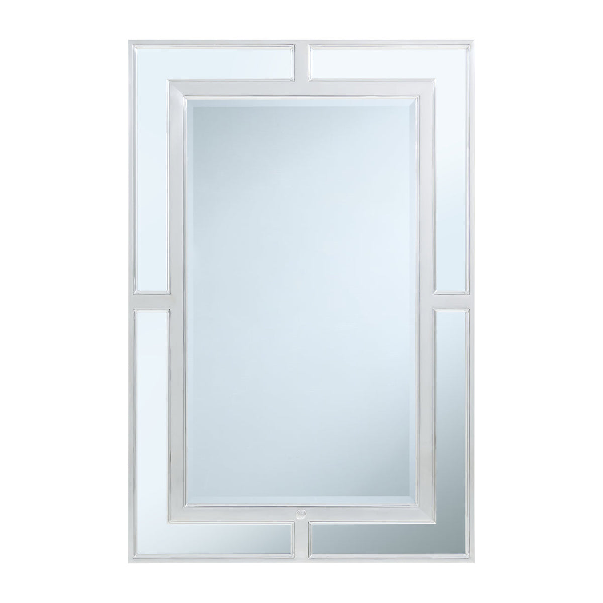 Theodore Alexander | Spencer London Rectangle Mirror - Nickel Plated | TA31016