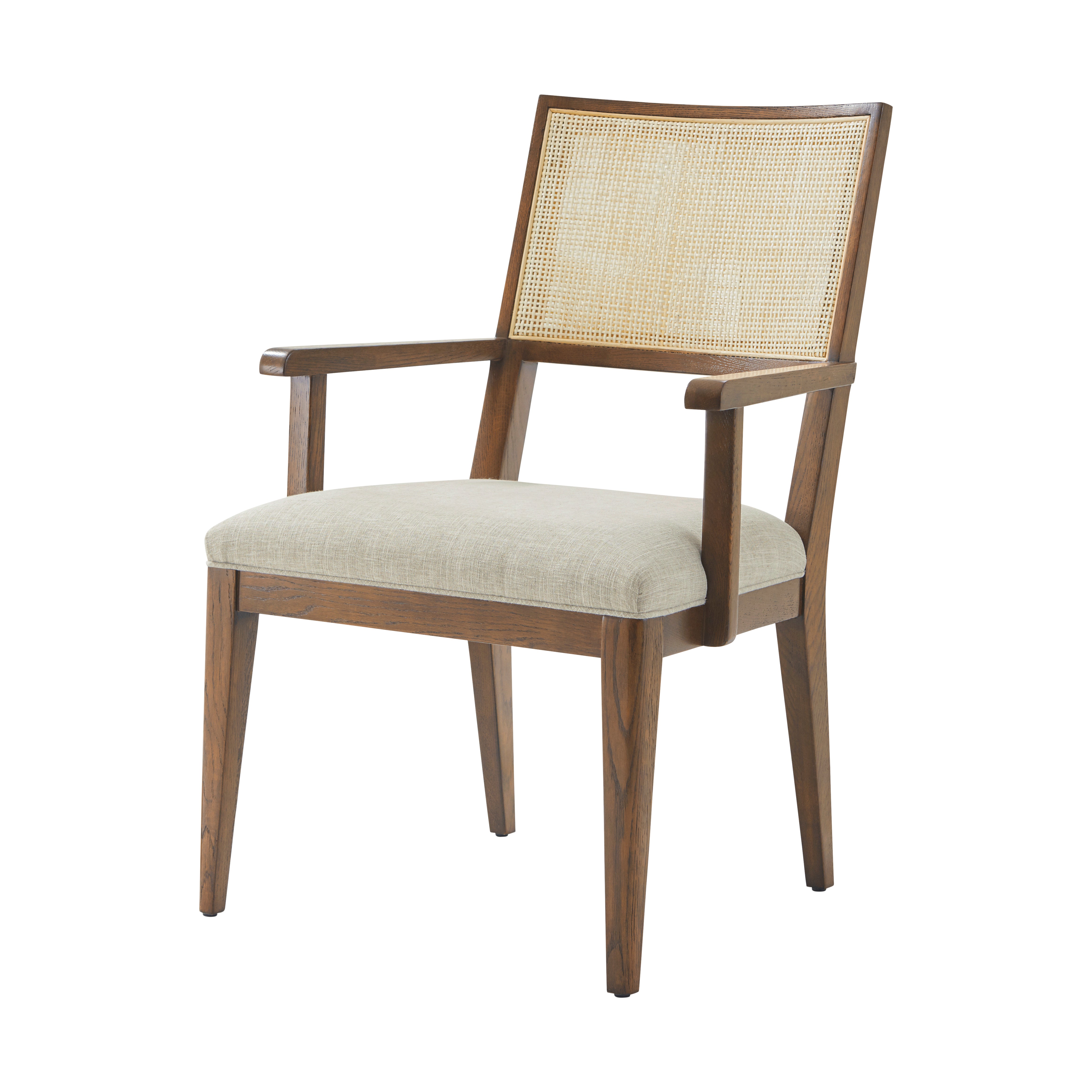 Theodore Alexander Catalina Dining Arm Chair — Finish: Earth