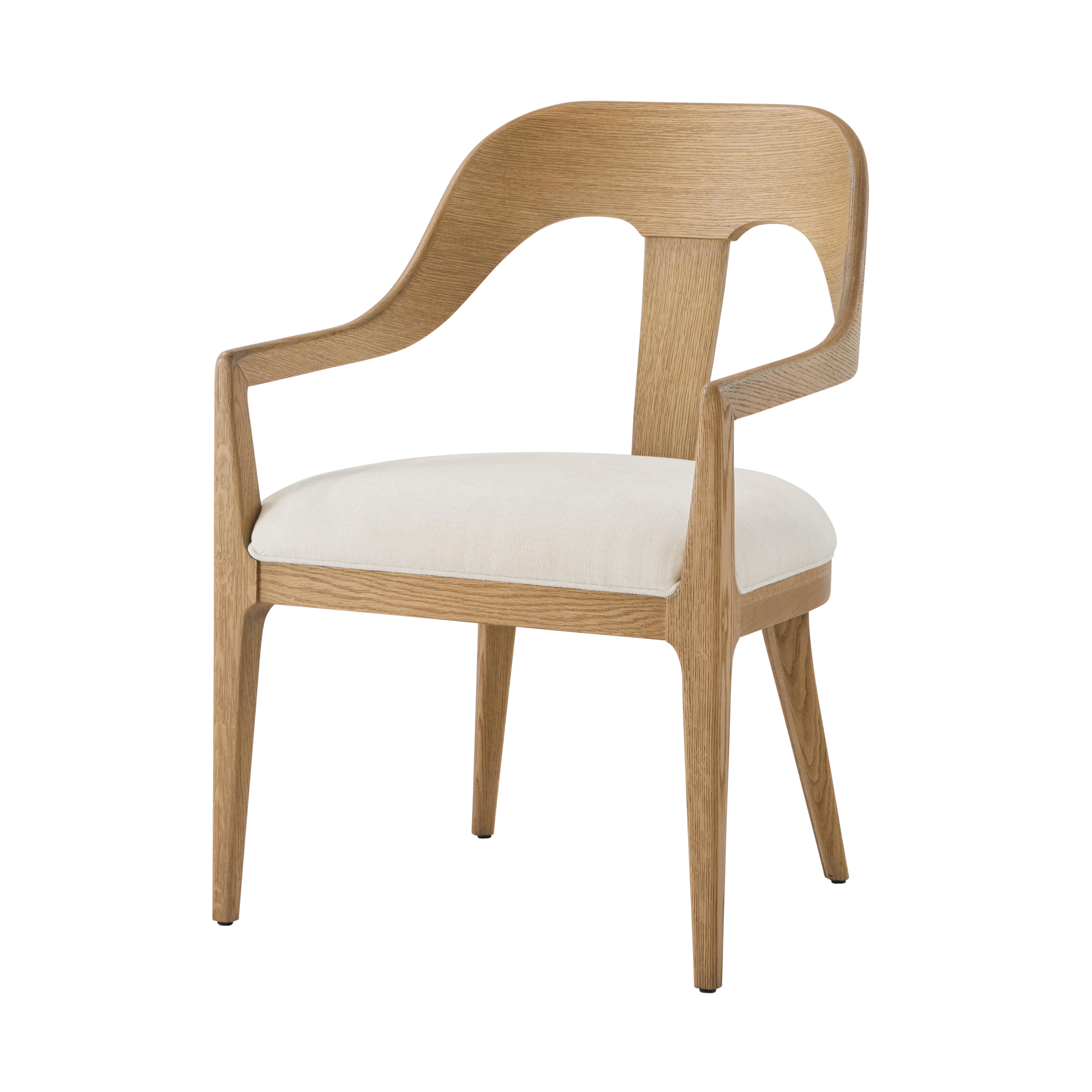 Theodore Alexander Essence Dining Arm Chair — Finish: Blonde