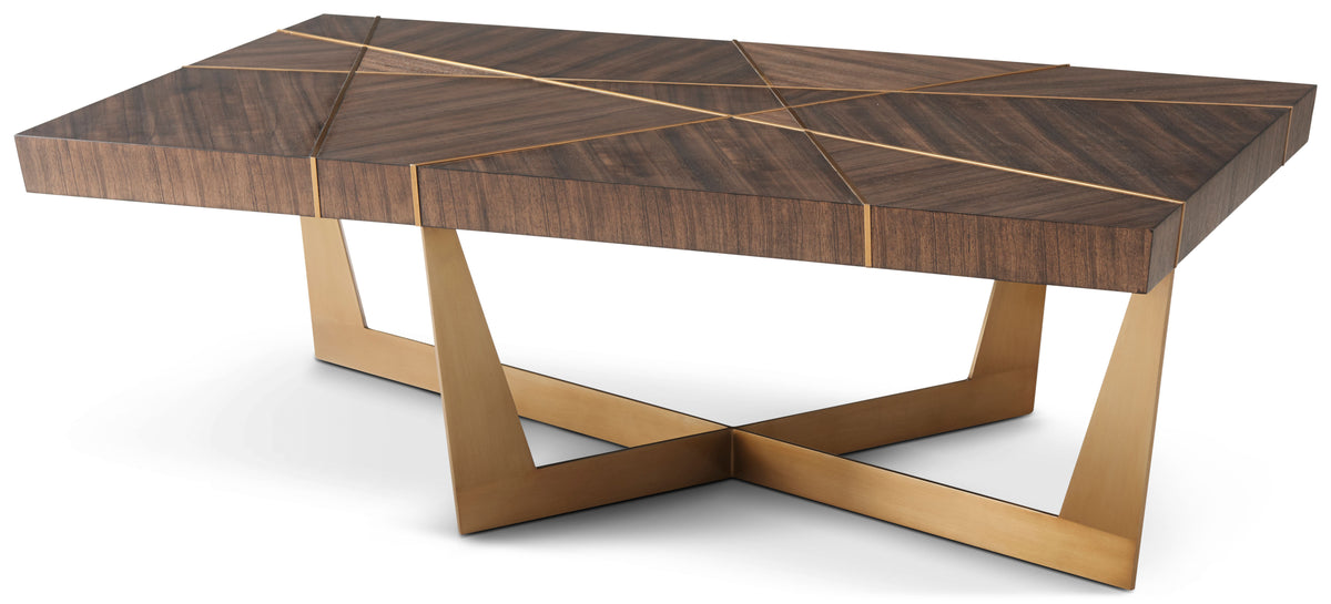 Theodore Alexander | Calais Rectangular Cocktail Table - Hazelnut | TA51009