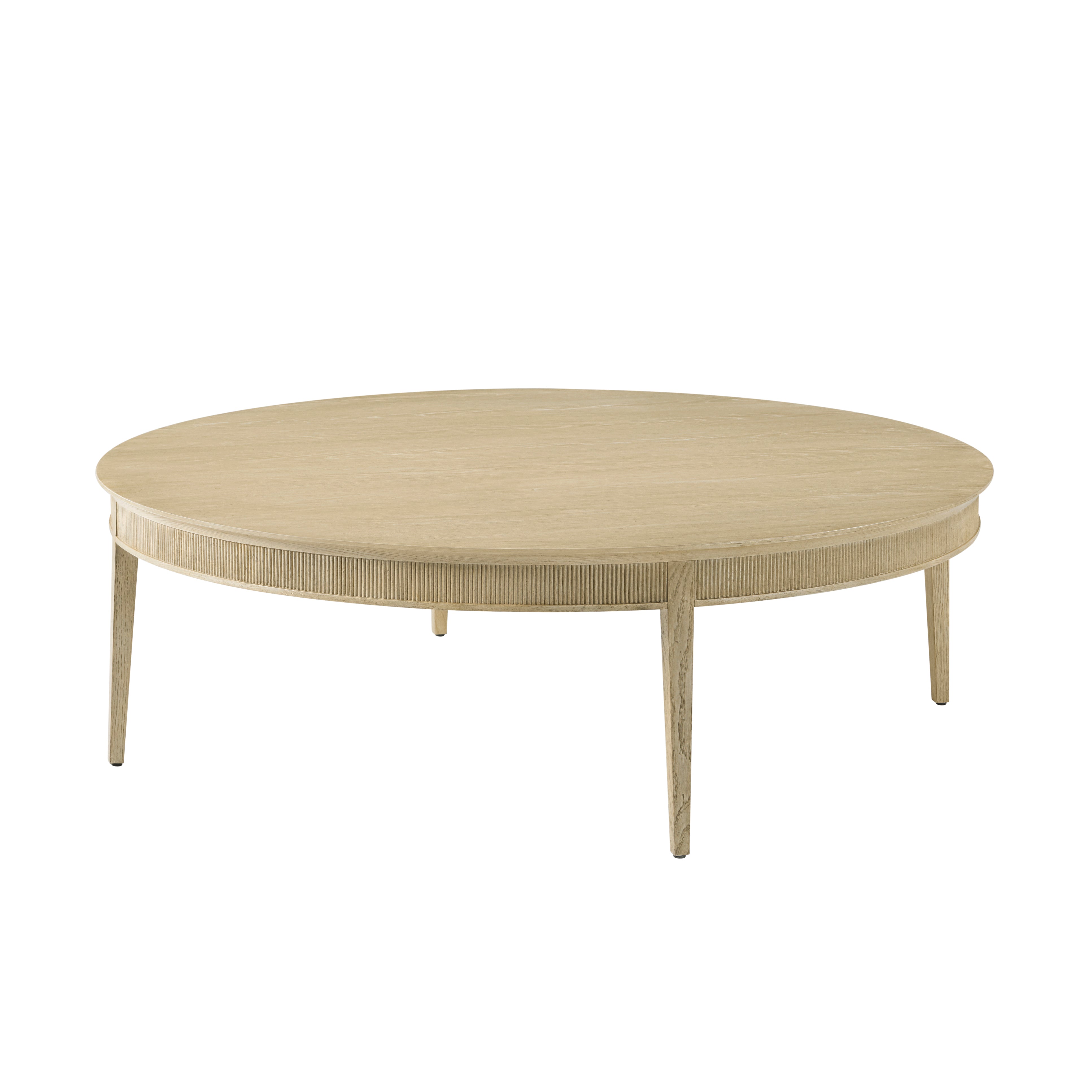 Theodore Alexander Balboa Round Cocktail Table — VCF1882 - Coastal Grey