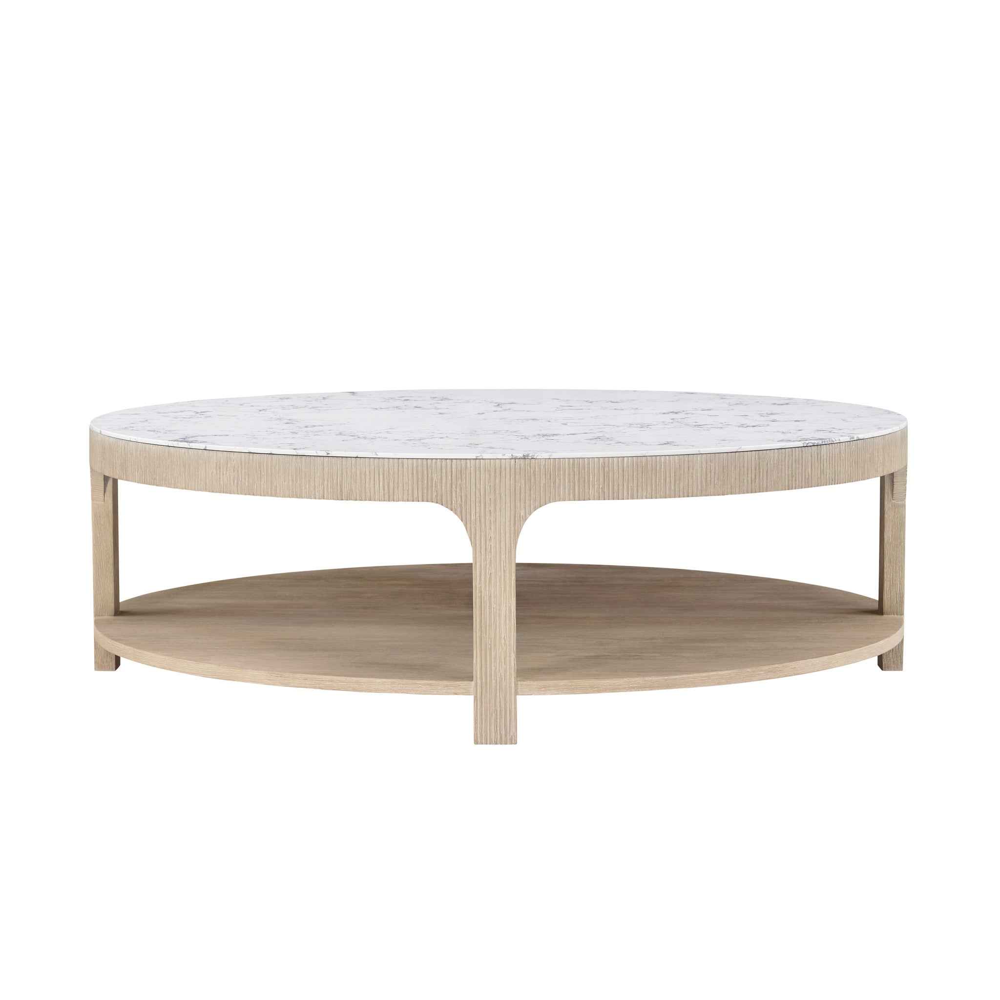 Theodore Alexander | Horizon Round Quartz Cocktail Table - SPE-Day\ PCF1246 - SPE Grey | TA51236.C397