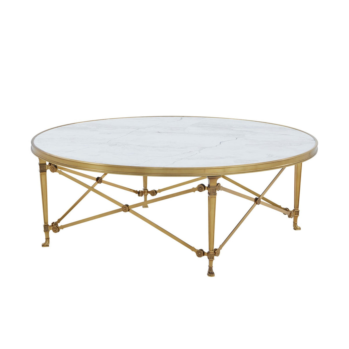 Theodore Alexander | Spencer London Brass Cocktail Table - Cannes Brass | TA51268