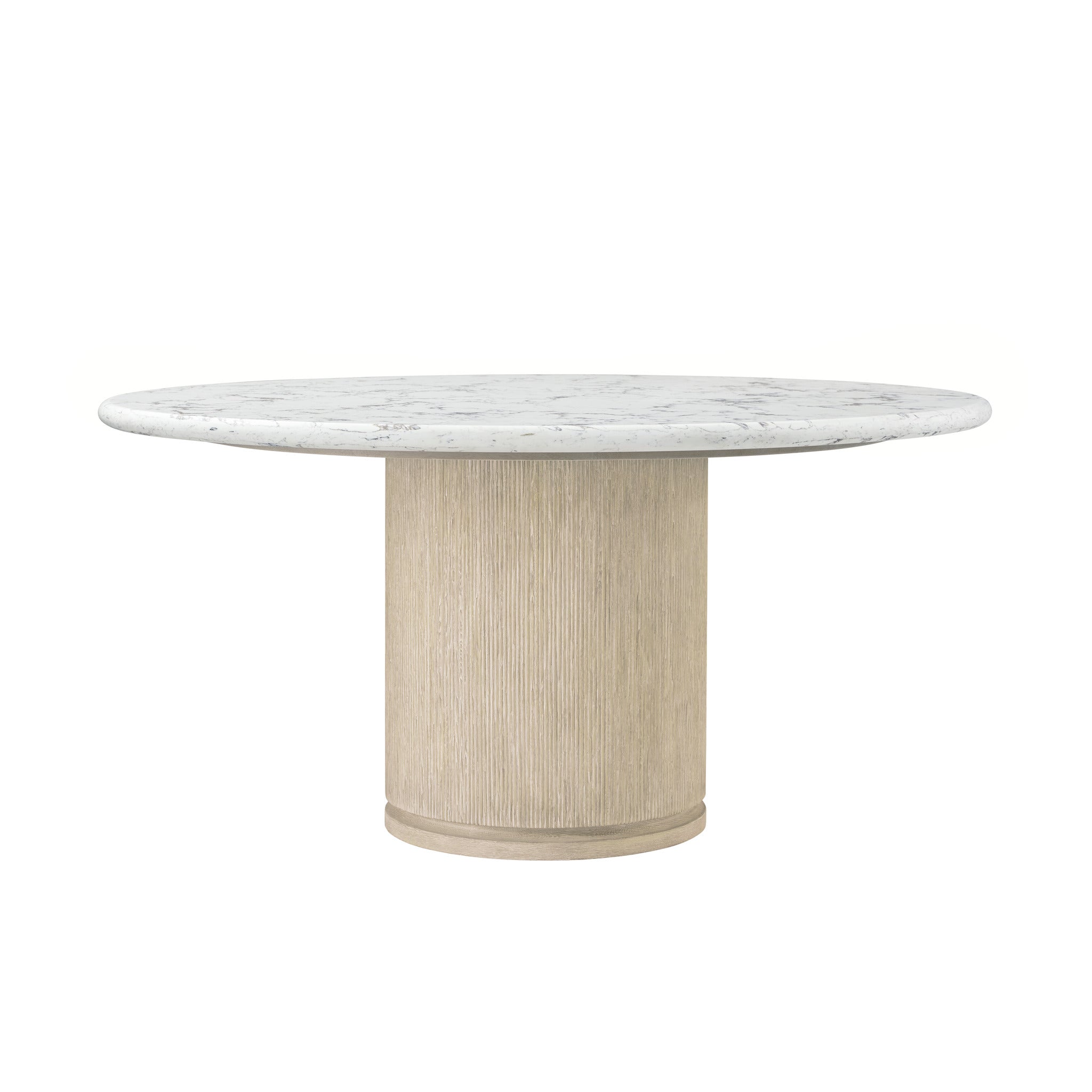 Theodore Alexander | Horizon Round Quartz Dining Table - SPE-Day\ PCF1246 - SPE Grey | TA54163.C397