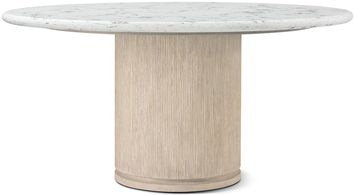 Theodore Alexander | Horizon Round Quartz Dining Table - SPE-Day / SPE Grey | TA54163.C397