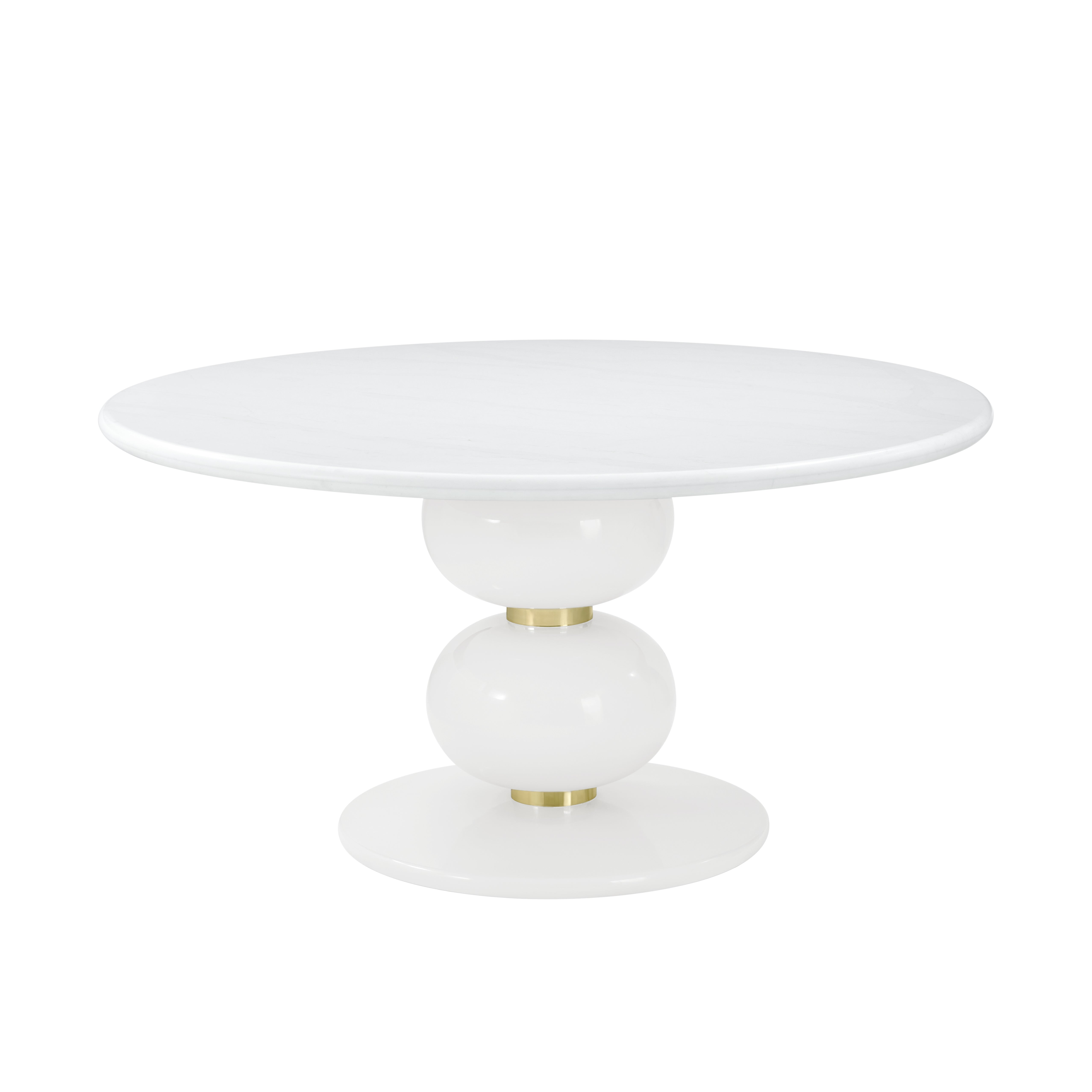 Theodore Alexander Judith Leiber Round Dining Table — Finish: Solstice