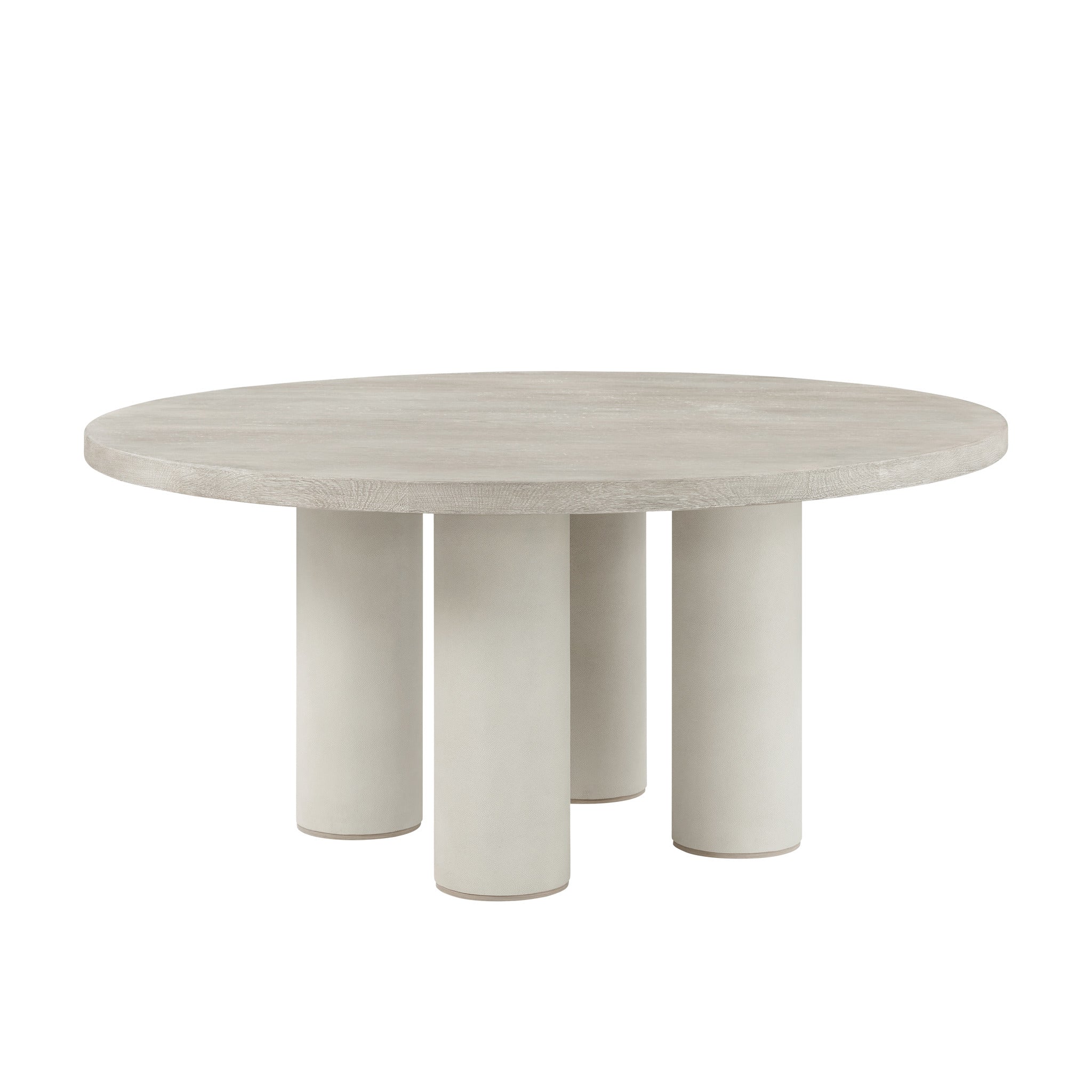 Theodore Alexander | Maxwell Round Dining Table - Cashmere\ LCF224 - Dove | TA54254.C404