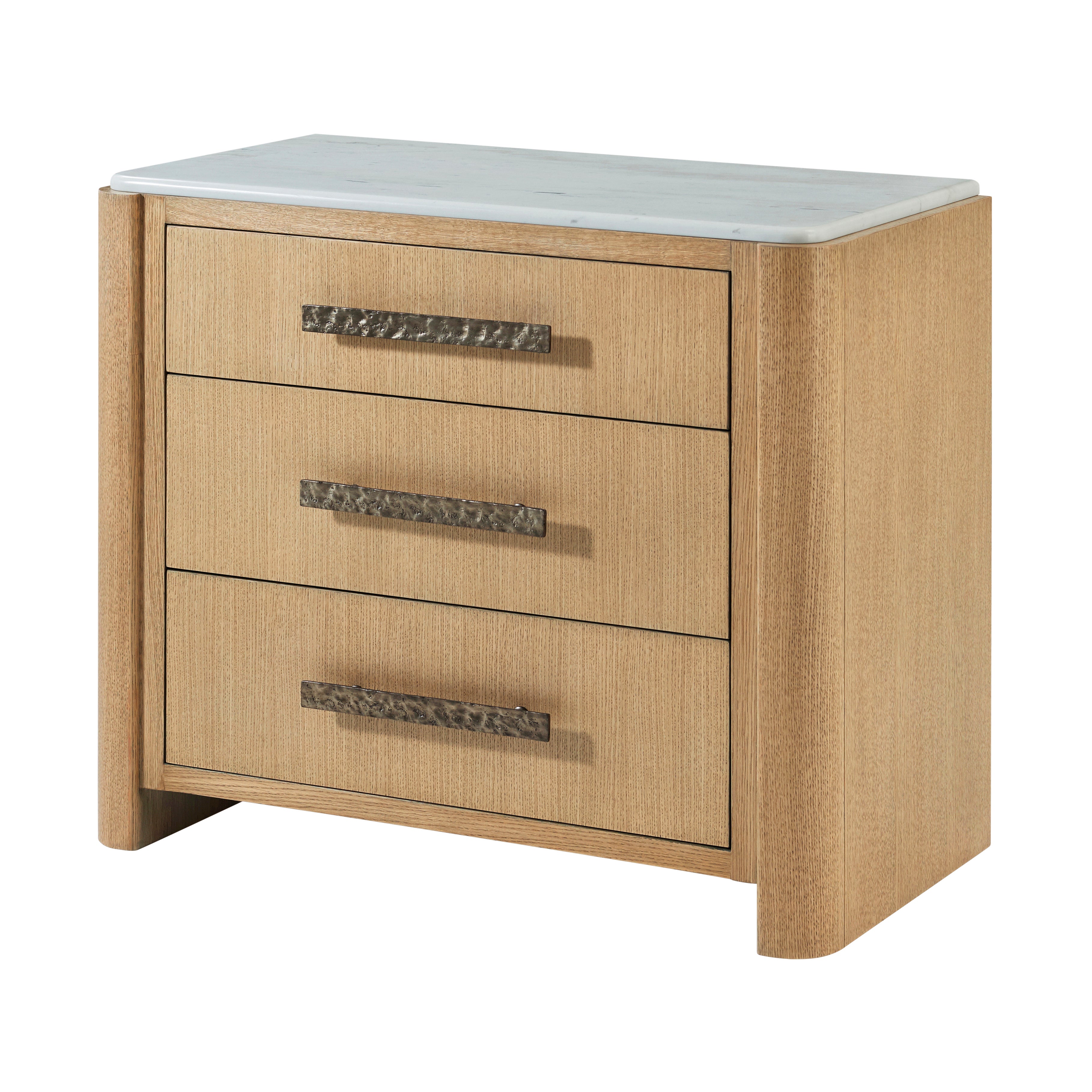 Theodore Alexander Essence Three Drawer Nightstand — Finish: Blonde