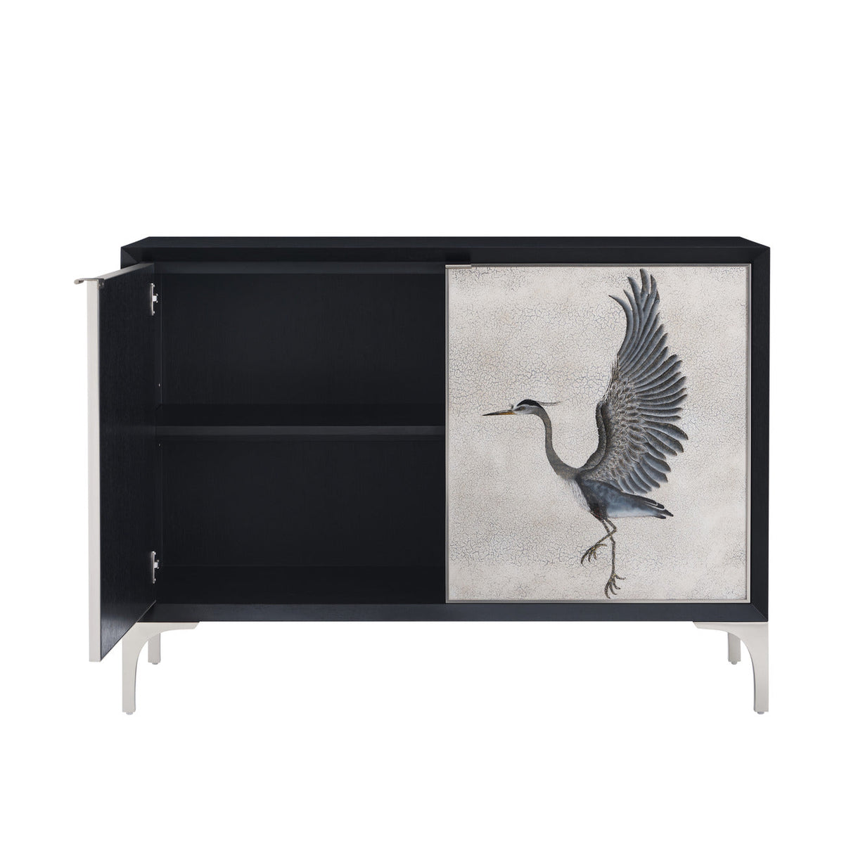 Theodore Alexander | Heron Chest - Painting / Black Lacquer | TA61188