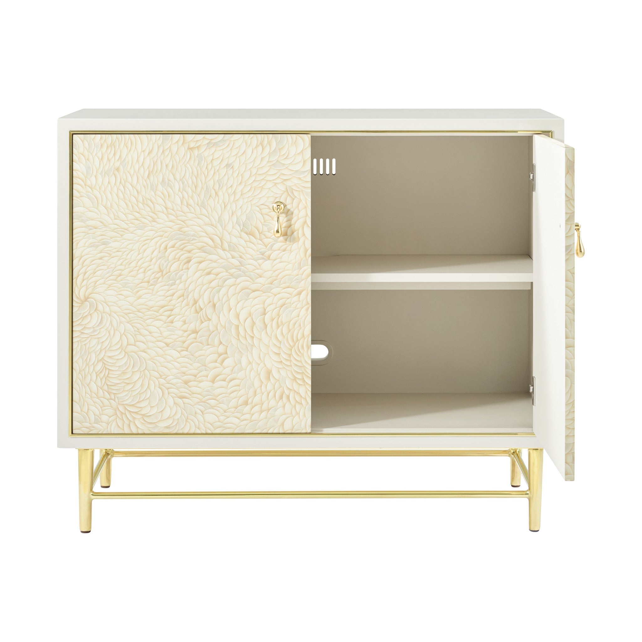 Theodore Alexander | Judith Leiber 2-Door Chest II - JL Feather\ PCF1215 - Solstice | TA61227
