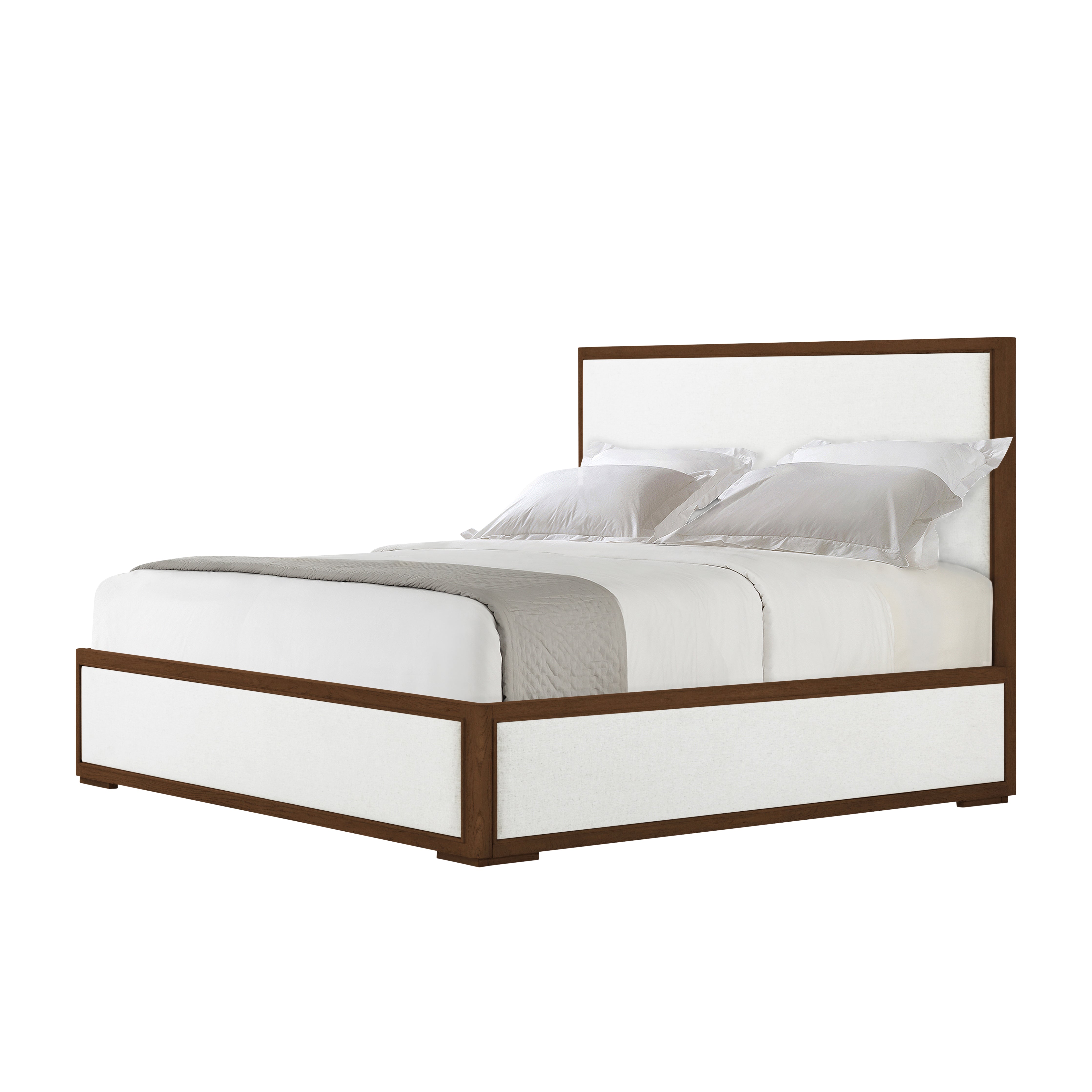 Theodore Alexander Surrey US Queen Upholstery Bed — VCF1883 - Brownstone