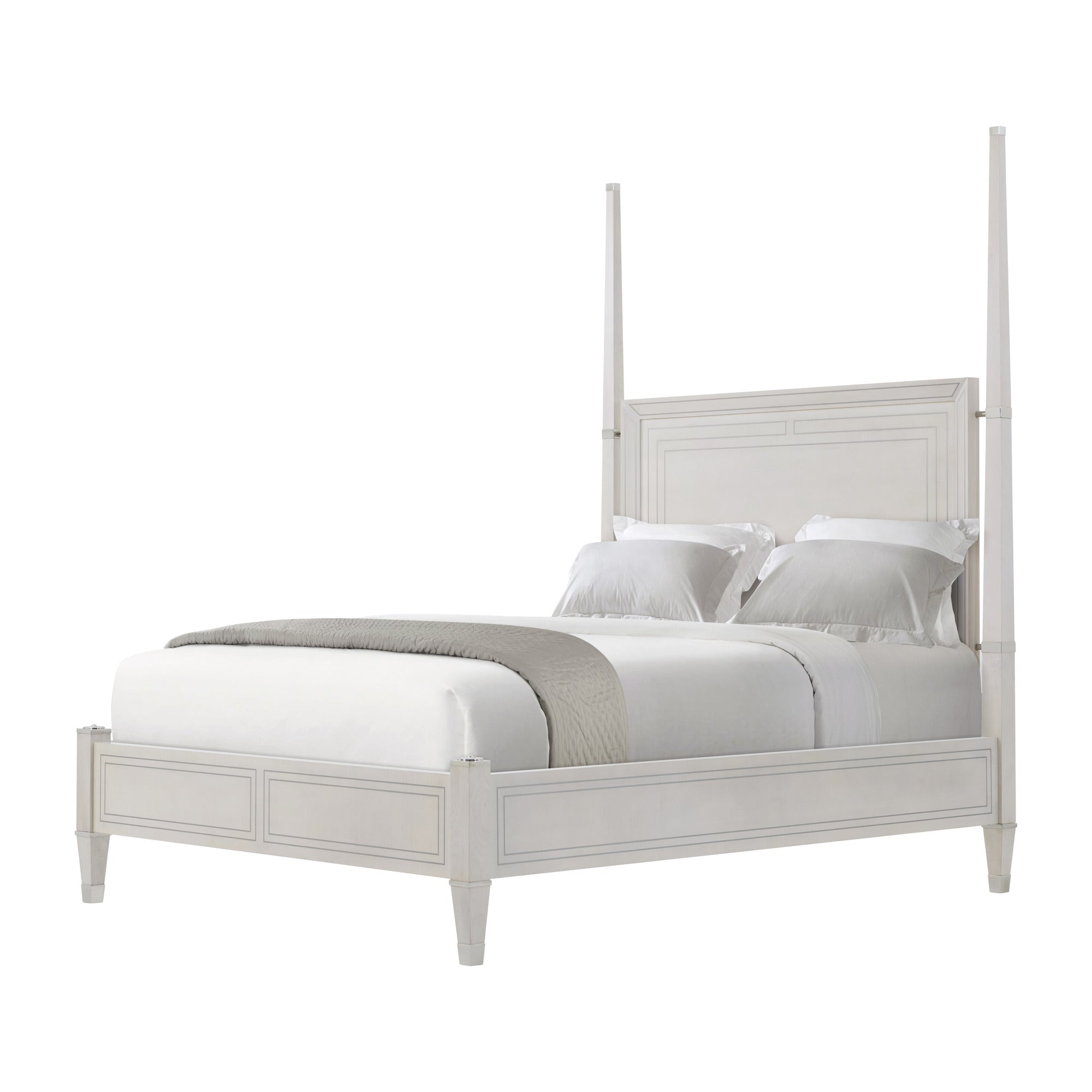 Theodore Alexander Spencer London US Queen Poster Bed — Finish: Chelsea