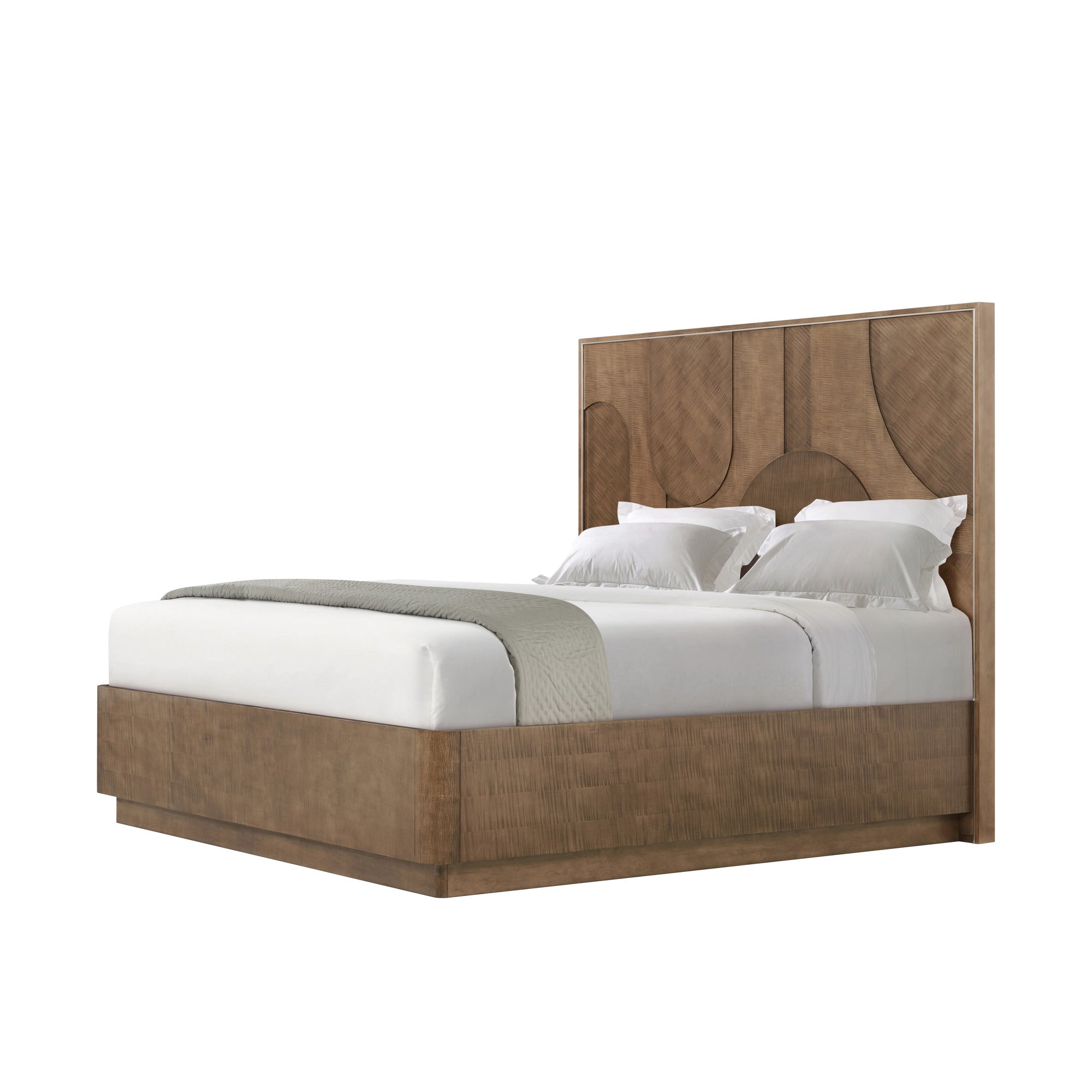 Theodore Alexander Origins Plinth US King Bed — Finish: Landmark