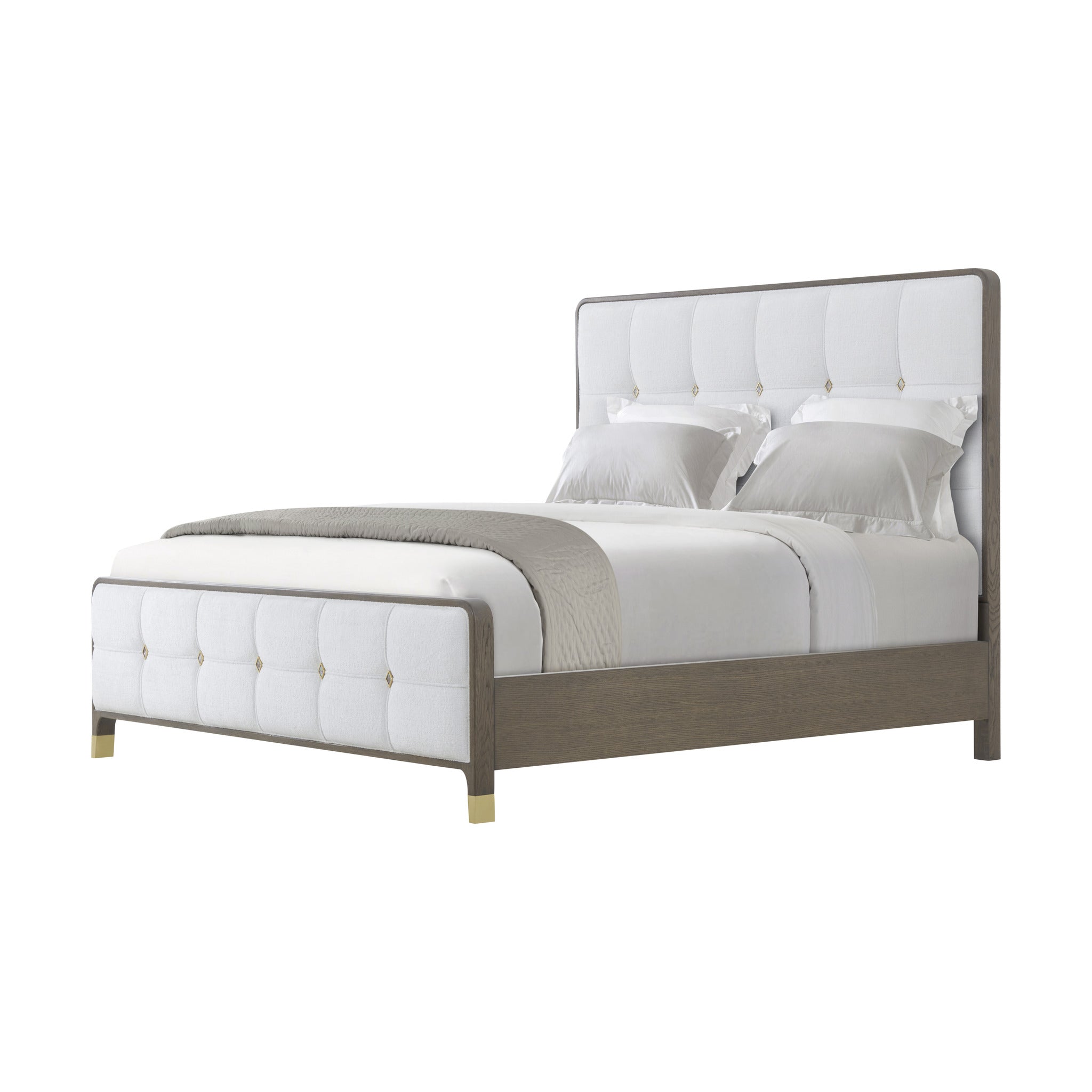 Theodore Alexander | Judith Leiber Upholstered King Bed - Mink | TA83103.1DJY