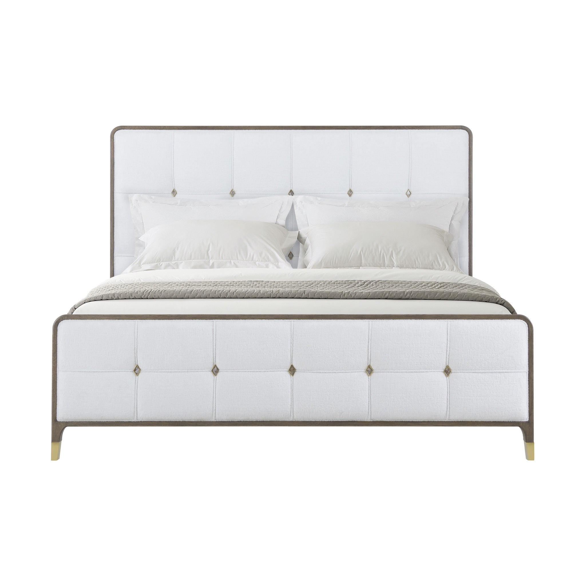 Theodore Alexander | Judith Leiber Upholstered King Bed - Mink | TA83103.1DJY
