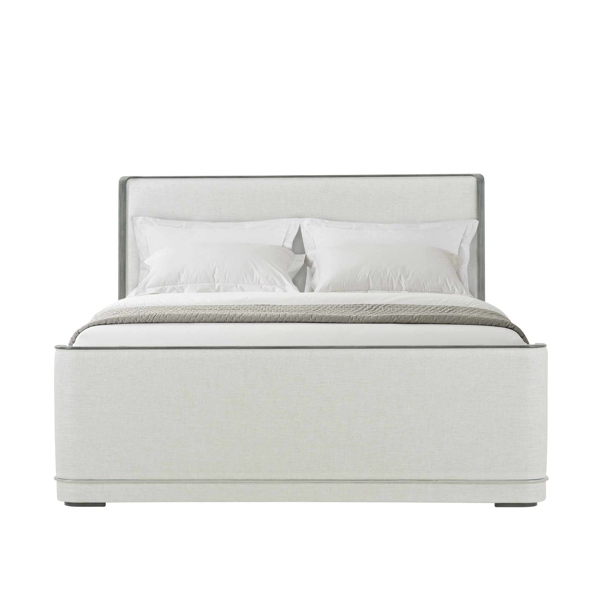 Theodore Alexander | Hudson Upholstered Bed - Pebble Grey | TA84065.1CRR