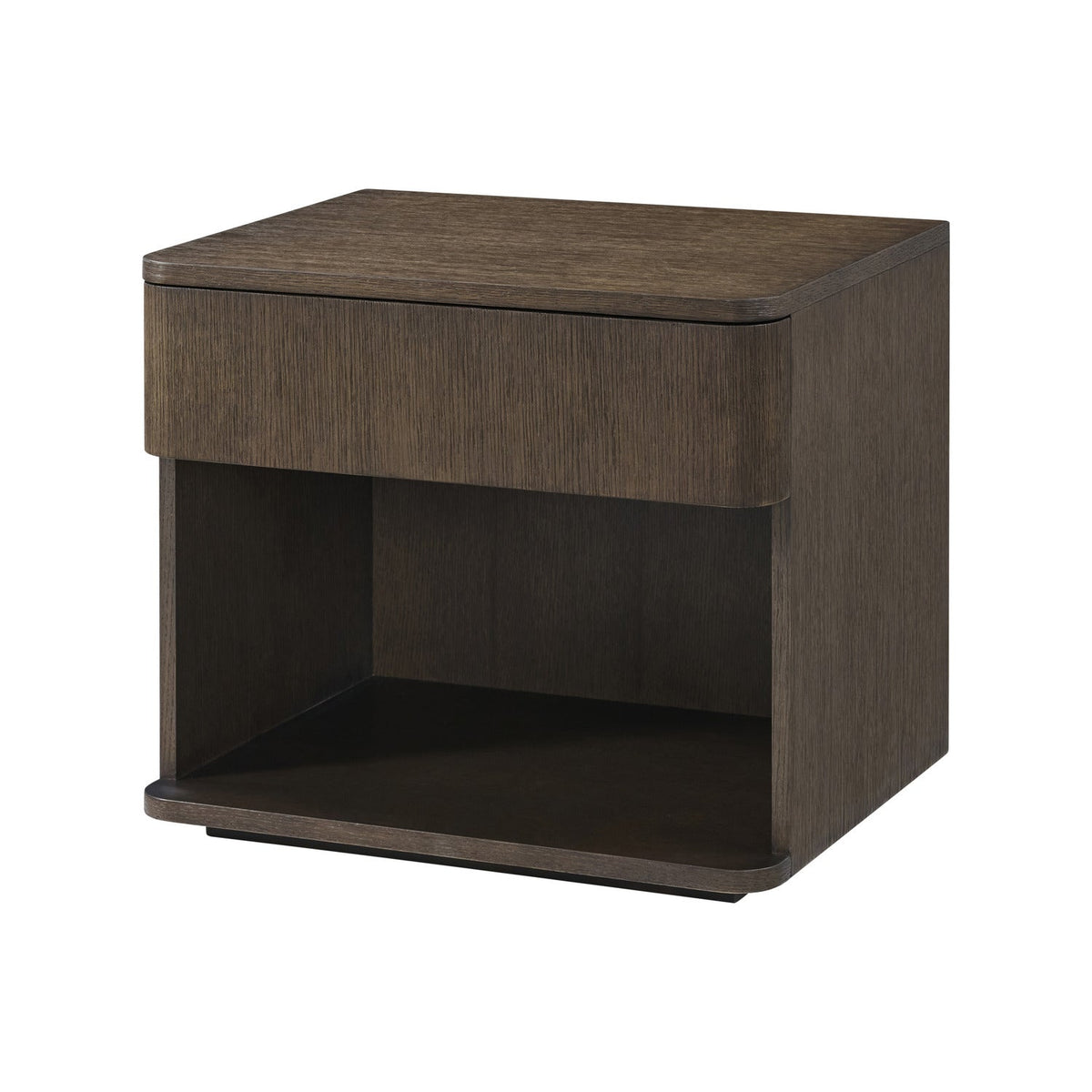 Theodore Alexander | Seoul Nightstand - Natural Color / Brown Oak - Invisible Inner / Brown Brushed Oak | WRC50020.C435