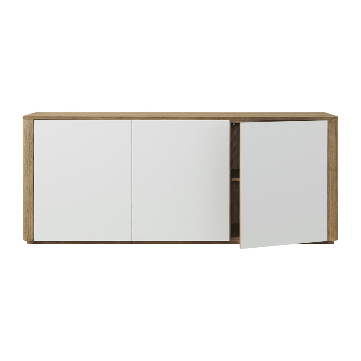 Theodore Alexander | Seoul 3-Door Sideboard II - World Casa White / Natural Reclaimed | WRC61014.C434