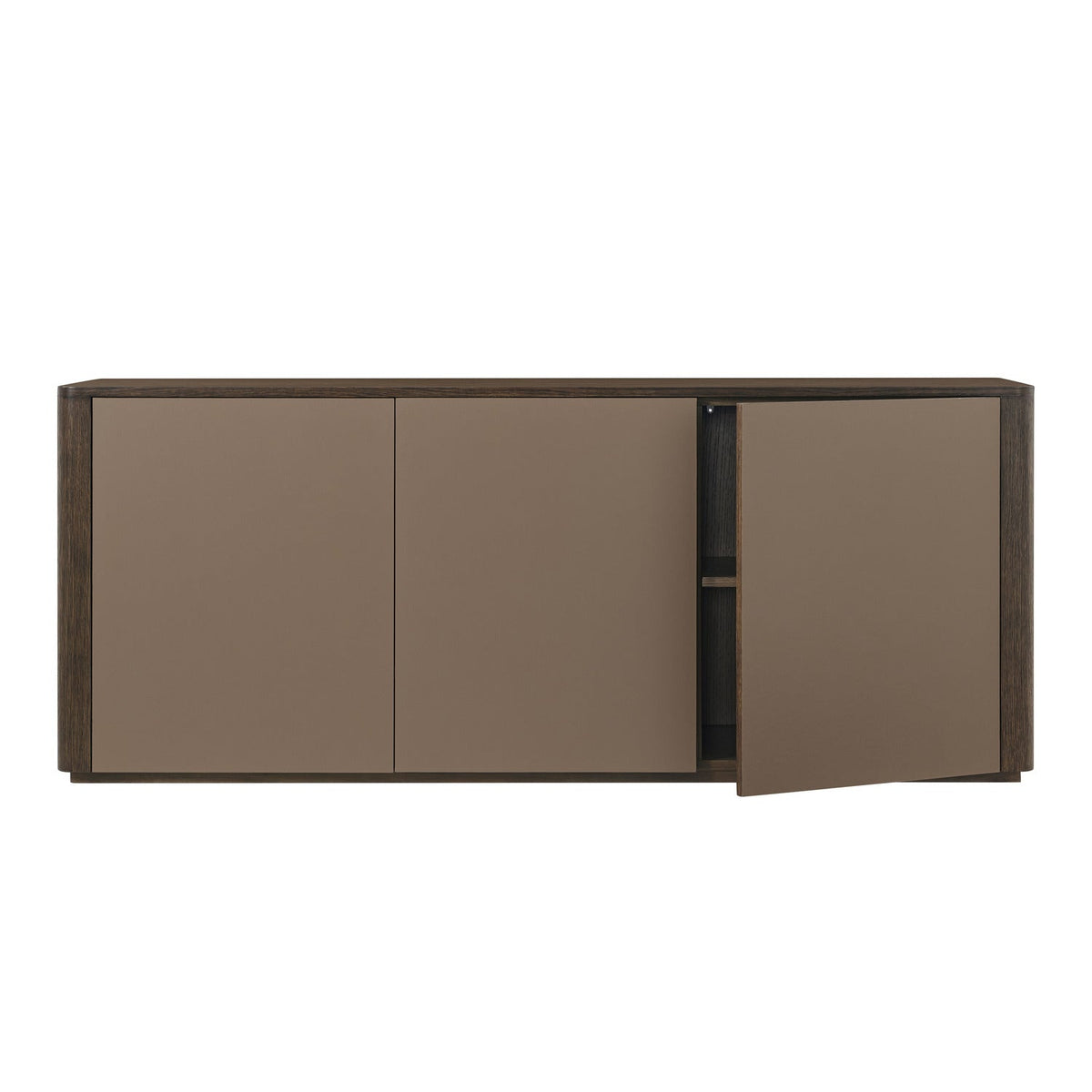 Theodore Alexander | Seoul 3-Door Sideboard II - World Casa Brown / Brown Brushed Oak | WRC61014.C435