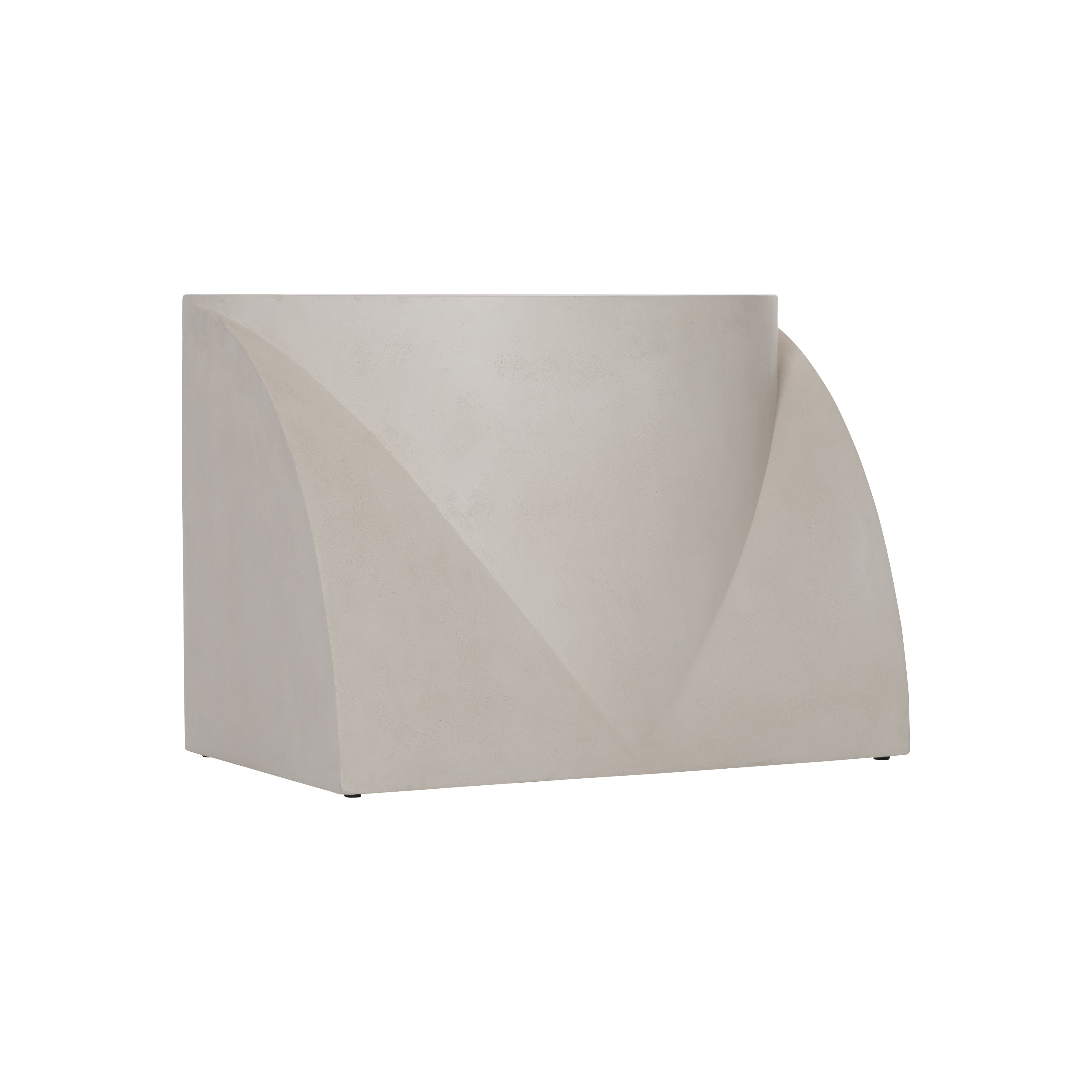Bernhardt Interiors | Bernhardt Lunula Side Table - Crema | 309112