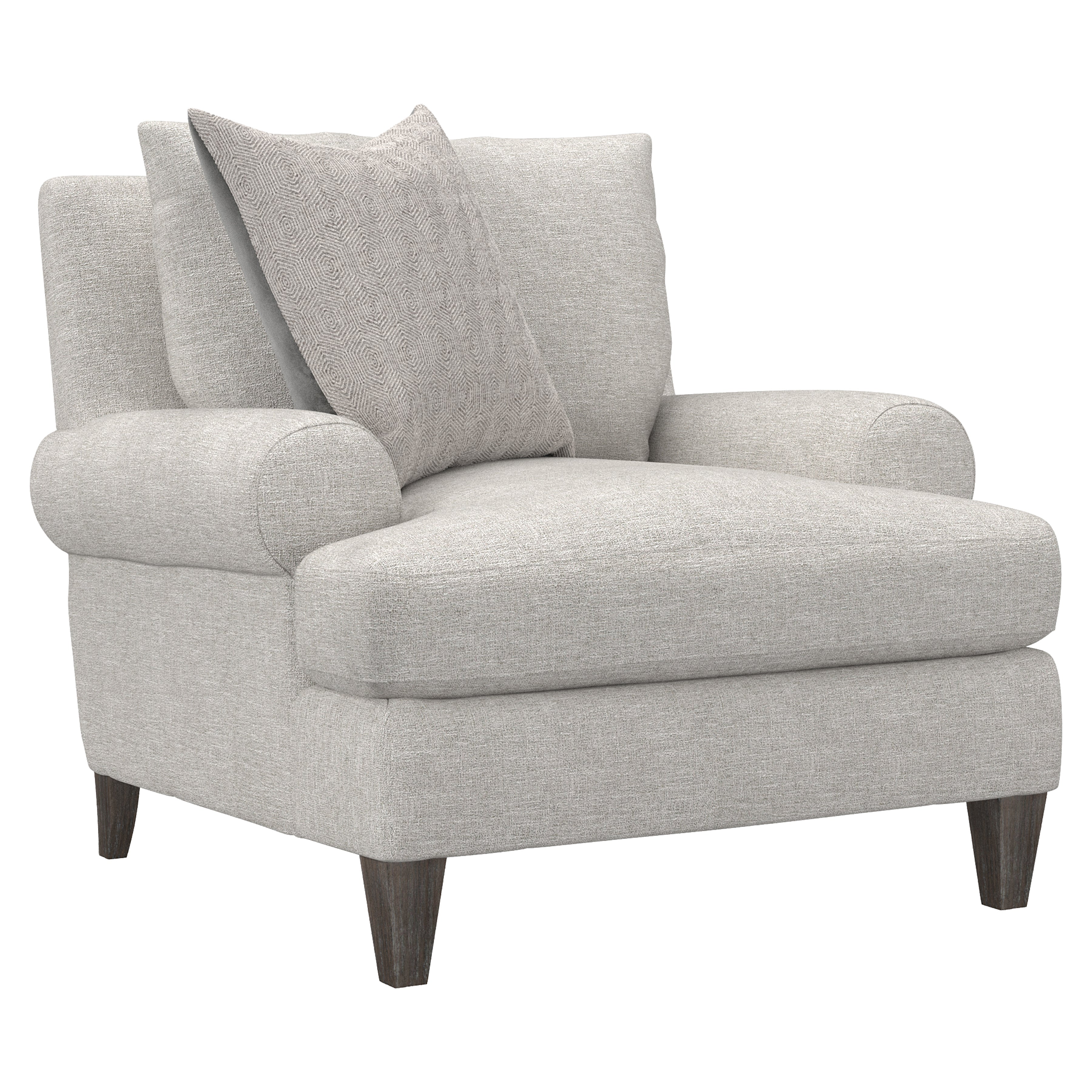 Bernhardt Living | Bernhardt Gray Isabella Chair - Portobello | P4612B