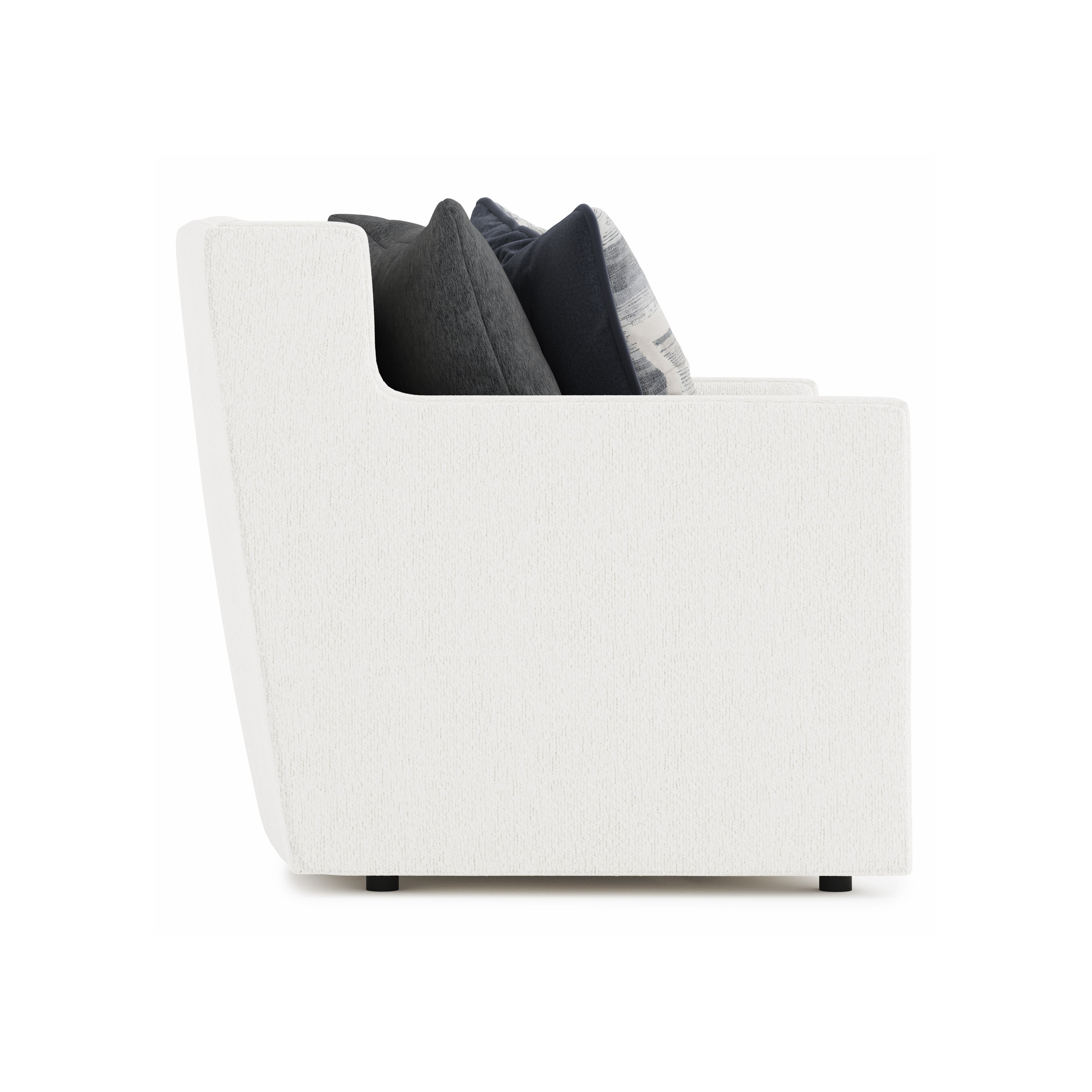Bernhardt Living | Bernhardt Candace Fabric White Sofa - White/Cream | B7296A